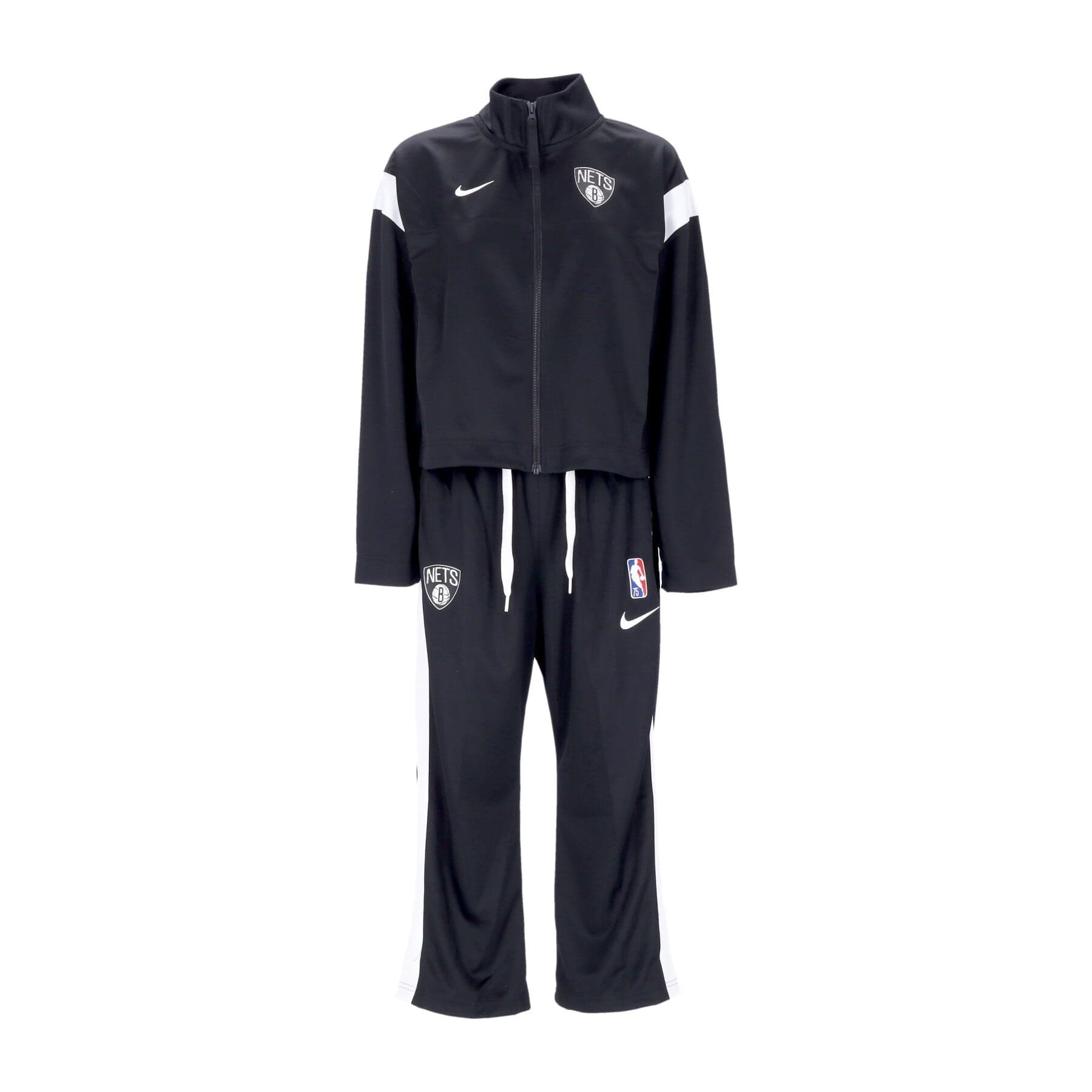 NIKE NBA Completo Tuta Donna Nba Tracksuit Courtside Team Bronet Black/white/white - 8