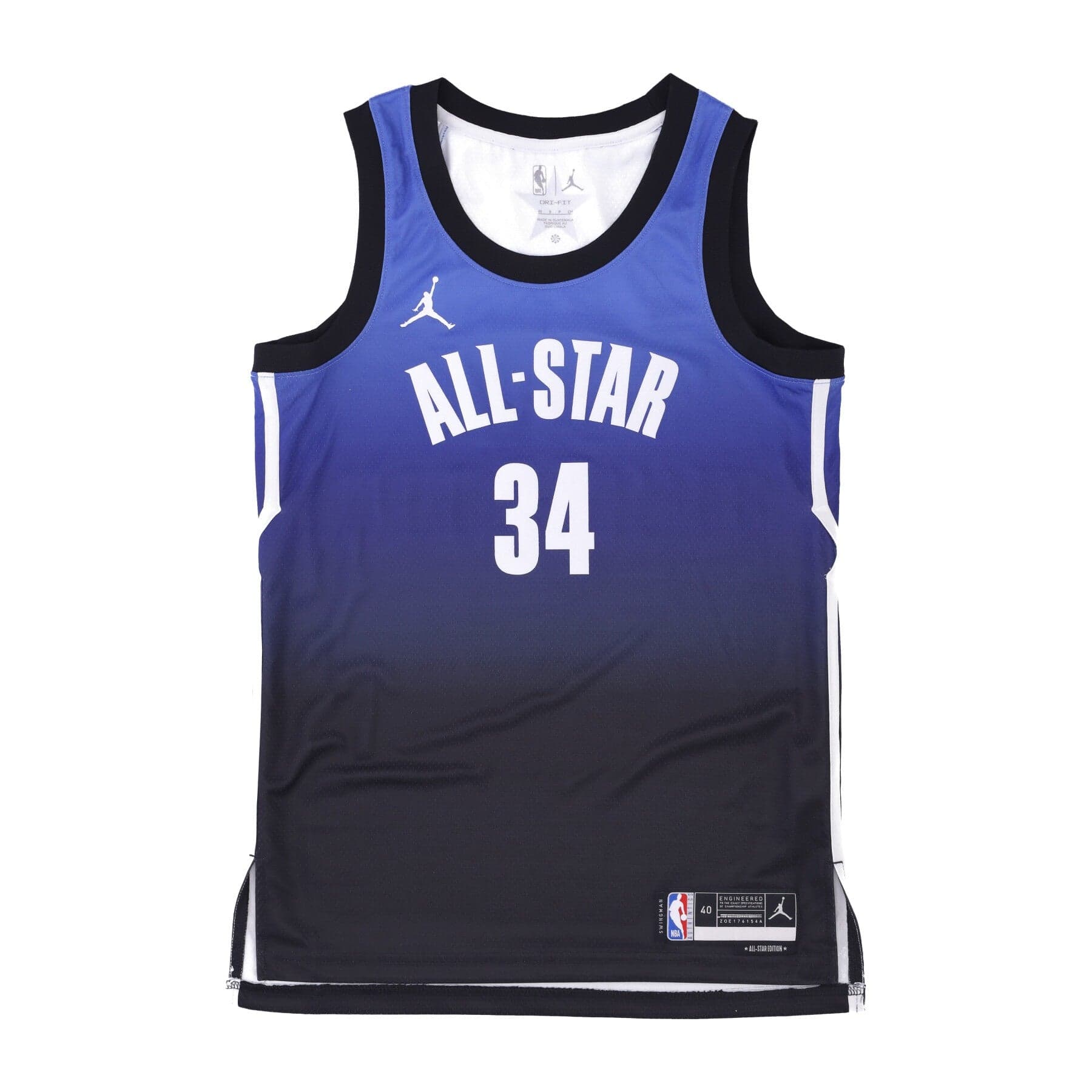 NIKE NBA Canotta Basket Uomo Nba Dri-fit Swingman Jersey No 34 Giannis Antetokounmpo All Star Game 23 Sapphire