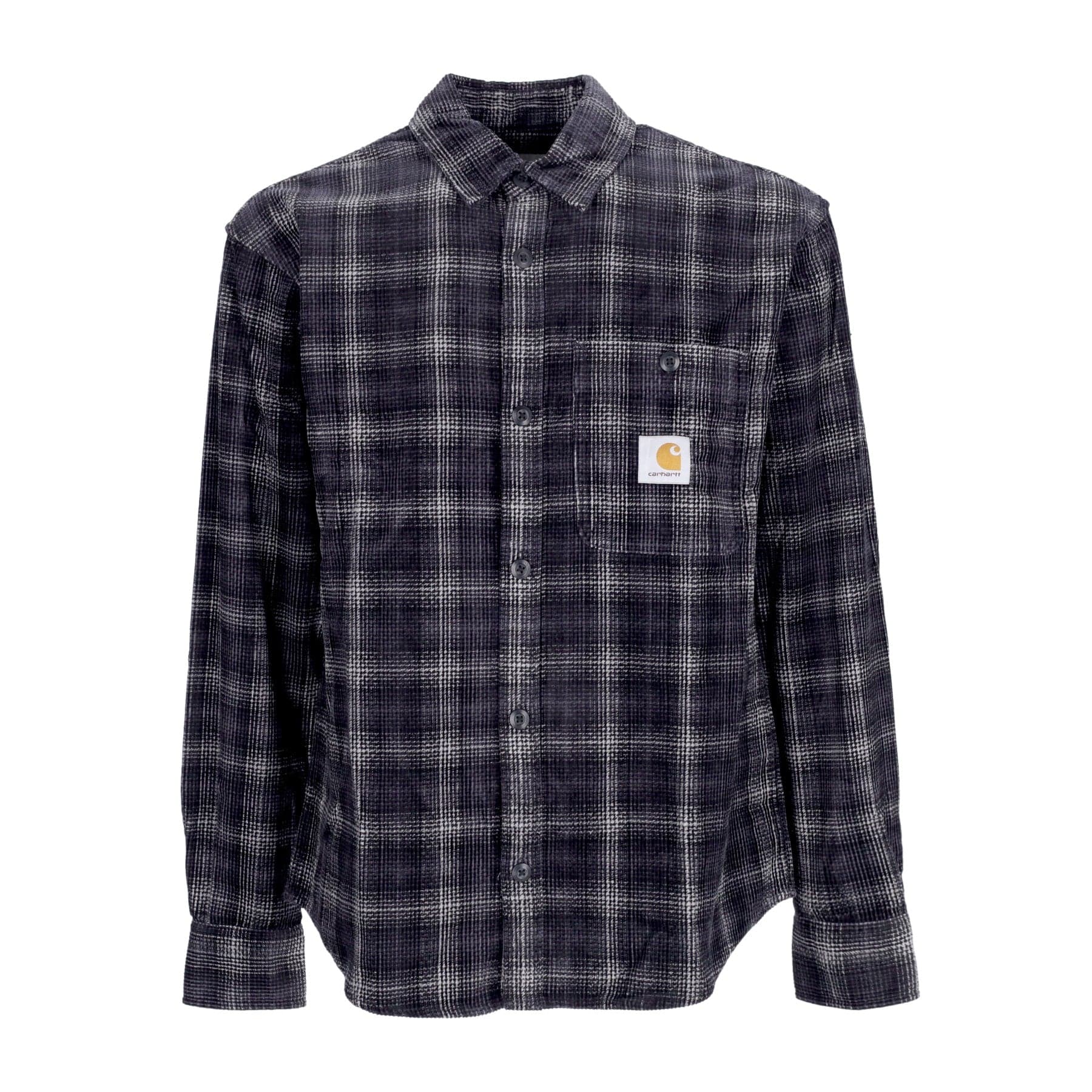 CARHARTT WIP Camicia Manica Lunga Uomo L/s Flint Shirt Wiley Check/vulcan Rinsed - 4