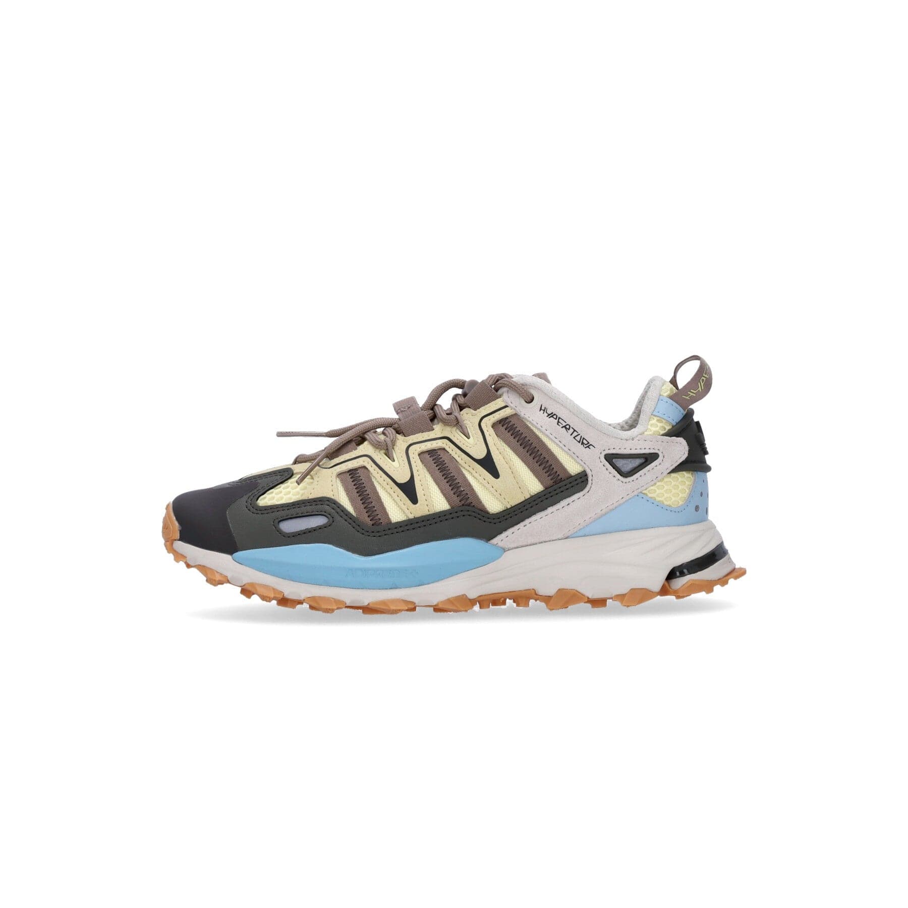 Adidas Scarpa Outdoor Uomo Hyperturf Almost Yellow/clear Blue/shadow Olive - 10