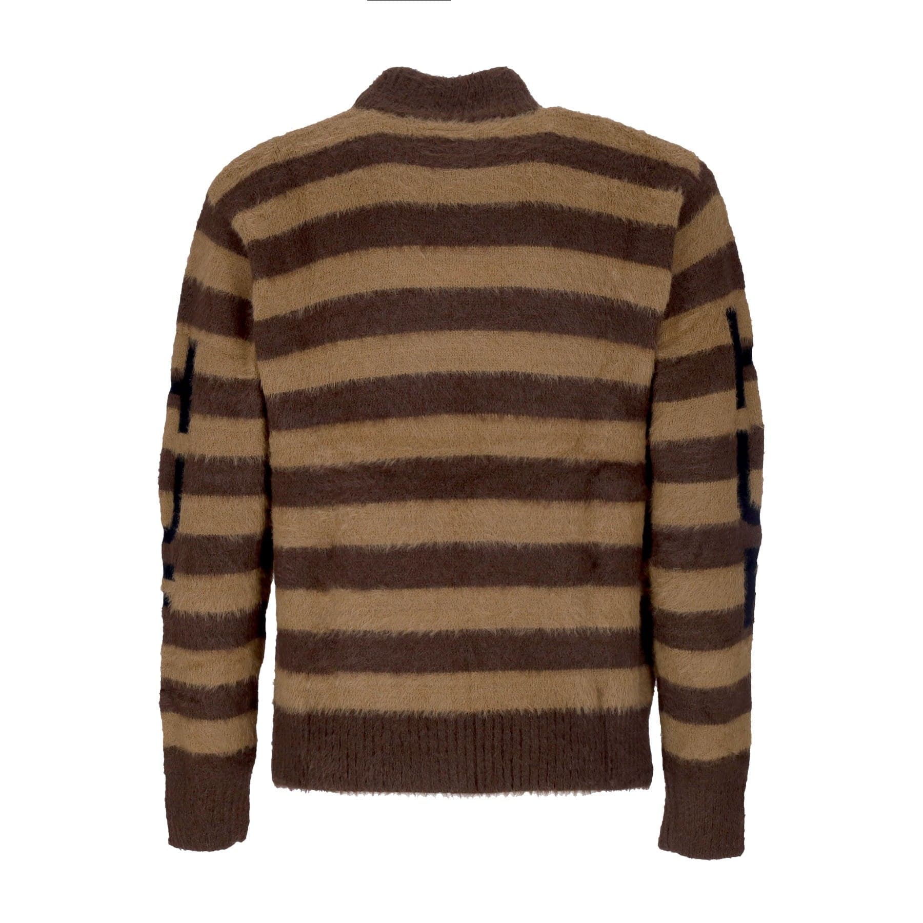 HUF Maglione Donna Shroom Jacquard Knit Sweater Brown - 3