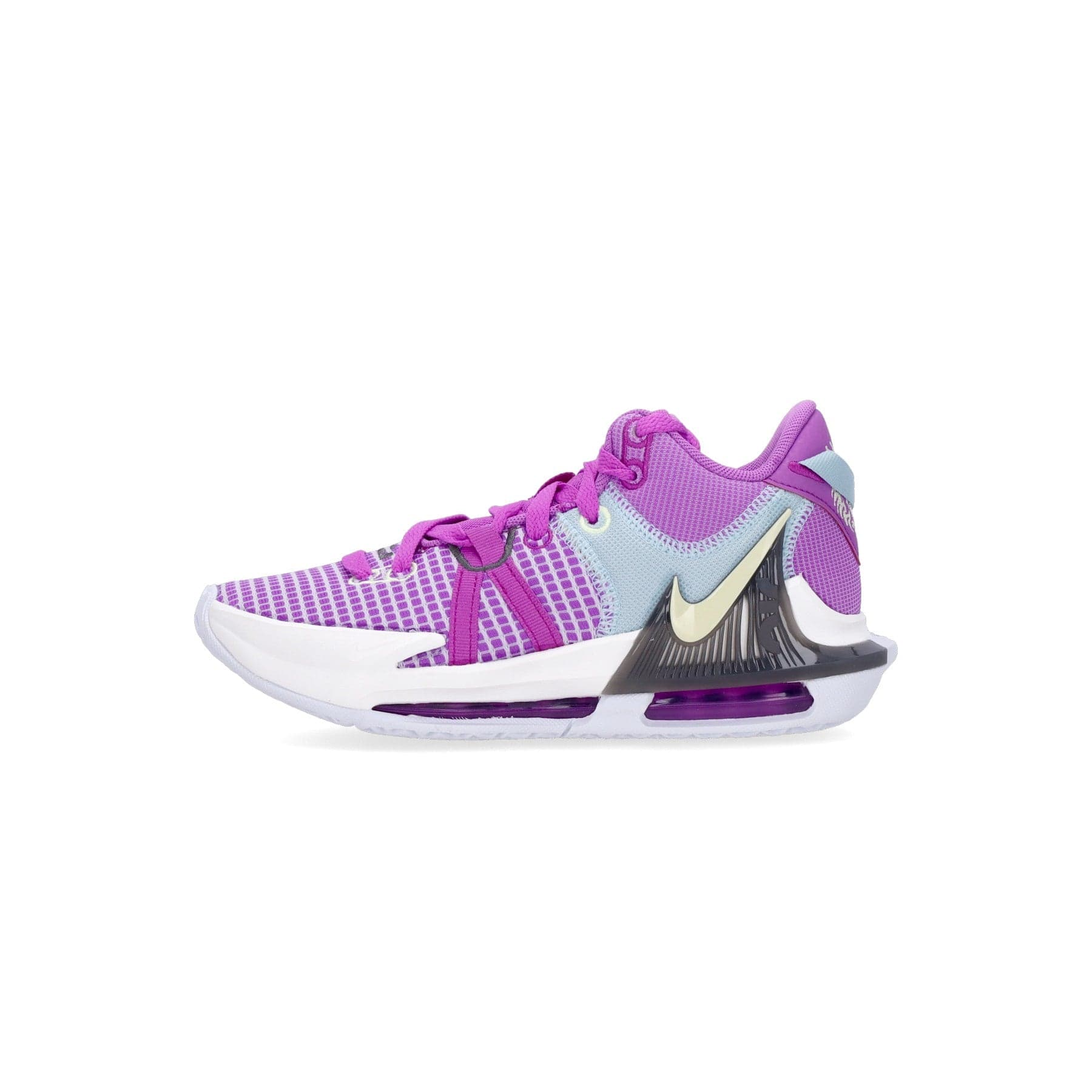 NIKE NBA Scarpa Basket Uomo Lebron Witness Vii Fuchsia Dream/citron Tint/sail/white - 10