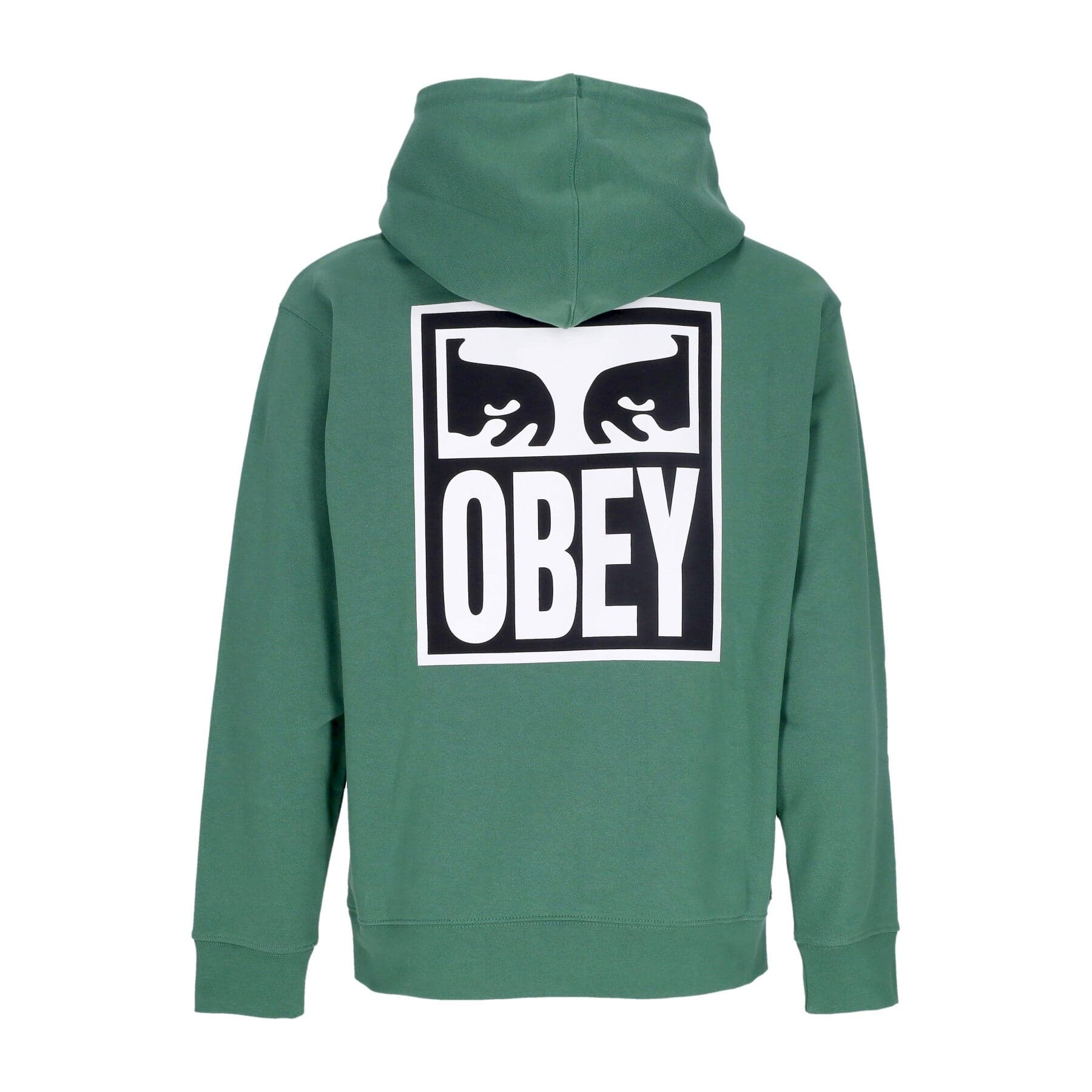 OBEY Felpa Leggera Cappuccio Uomo Eyes Icon 2 Premium French Terry Hooded Po Palm Leaf - 3