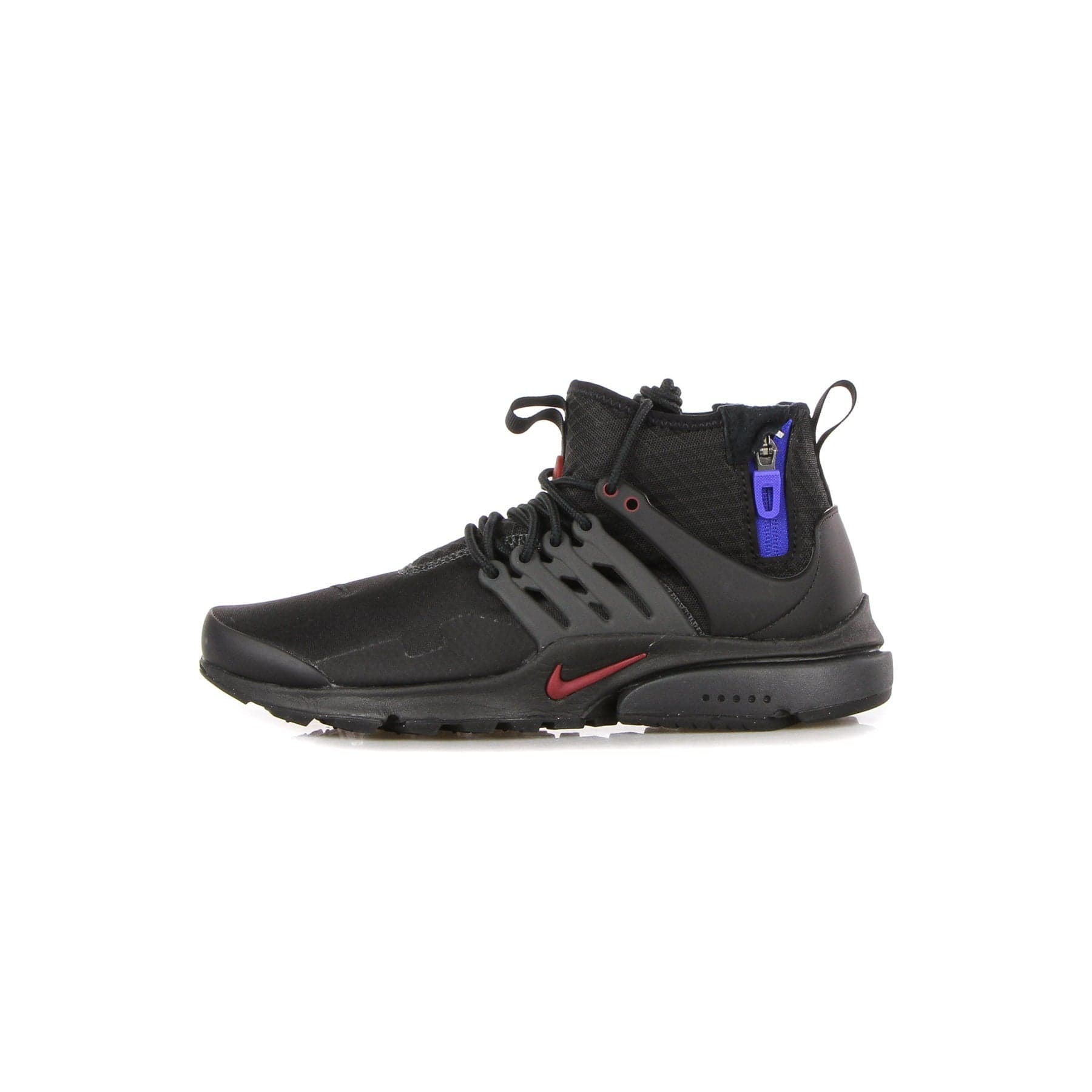 Nike Scarpa Alta Uomo Air Presto Mid Utility Black/team Red/anthracite/racer Blue - 13
