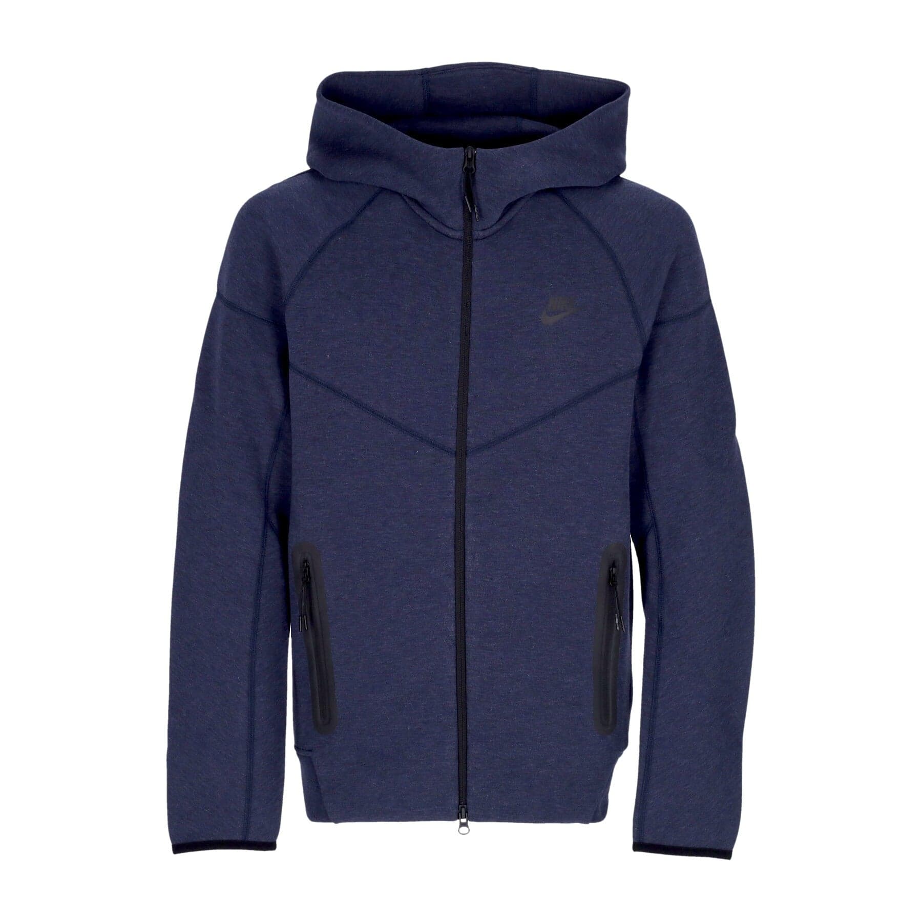 Nike Felpa Leggera Cappuccio Zip Uomo Tech Fleece Full-zip Windrunner Hoodie Obsidian Heather/black – giacca
