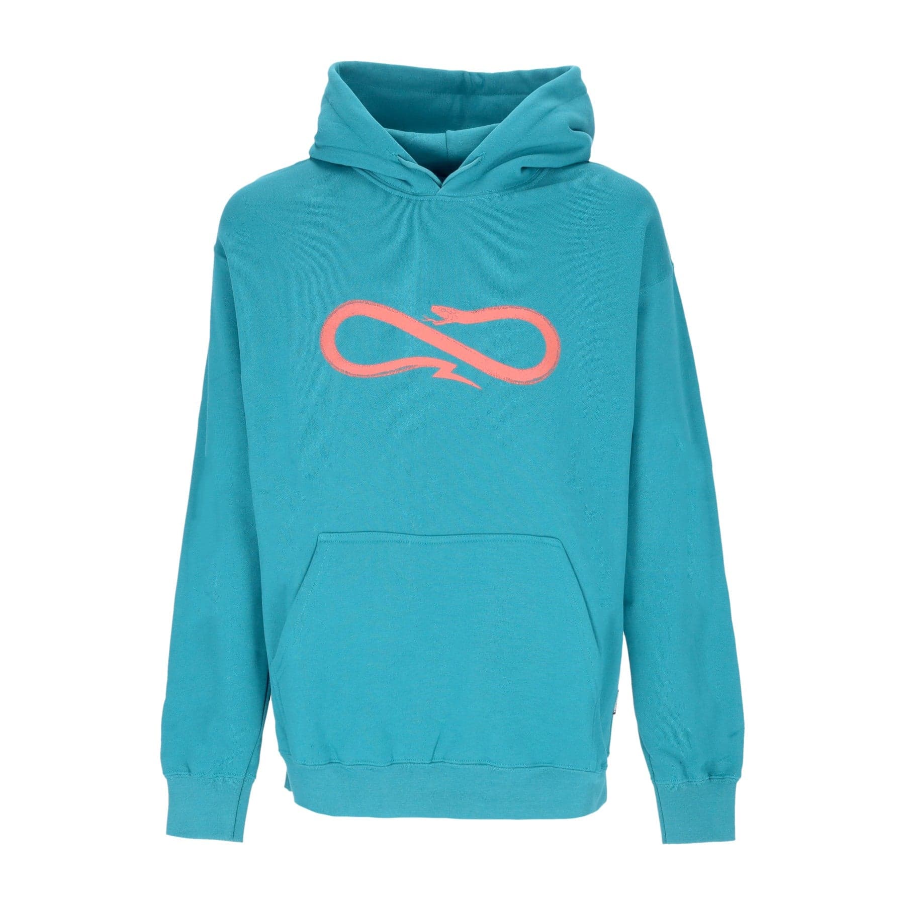 PROPAGANDA Felpa Cappuccio Uomo Logo Hoodie Petrol - 4