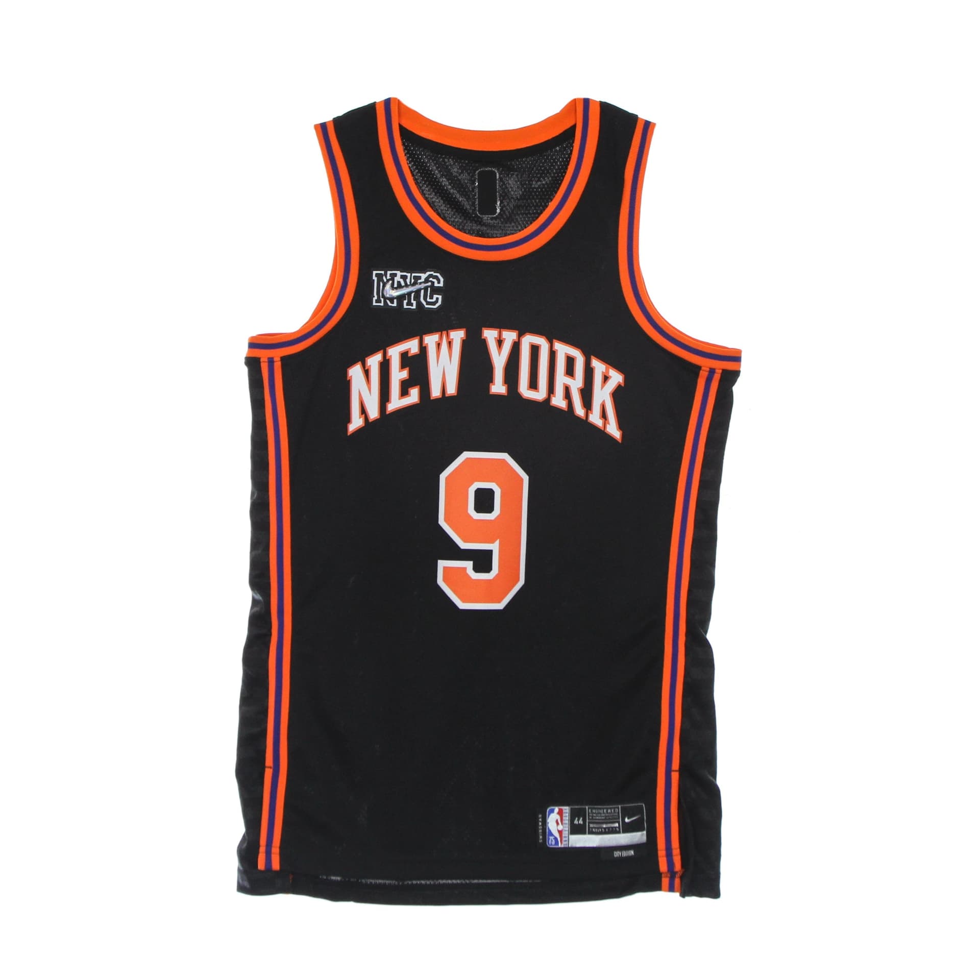 NIKE NBA Canotta Basket Uomo Nba Dri Fit Swingman Jersey City Edition No 9 Rj Barrett Neykni Black - 4