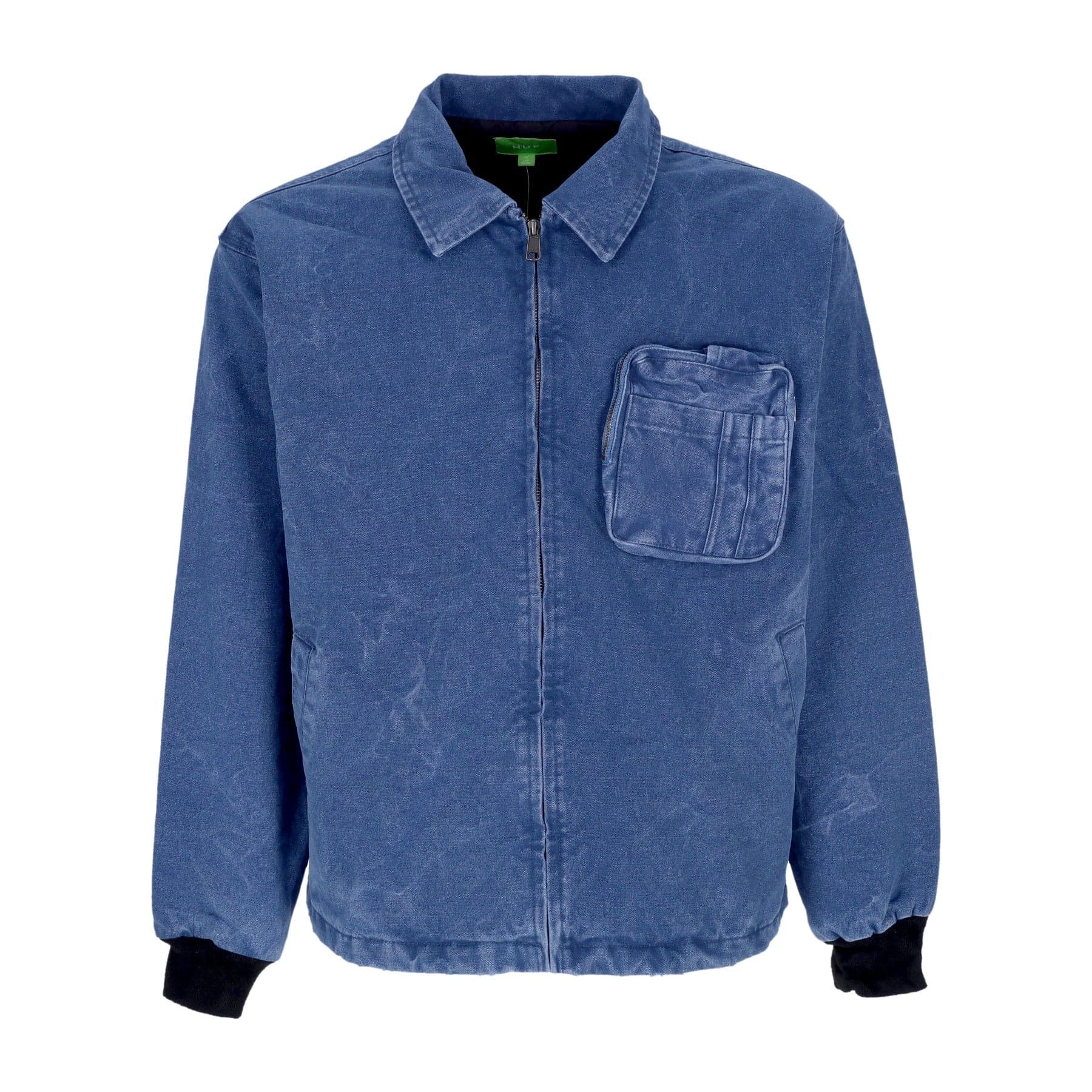 HUF Giubbotto Uomo Bowen Work Jacket Washed Blue - 4