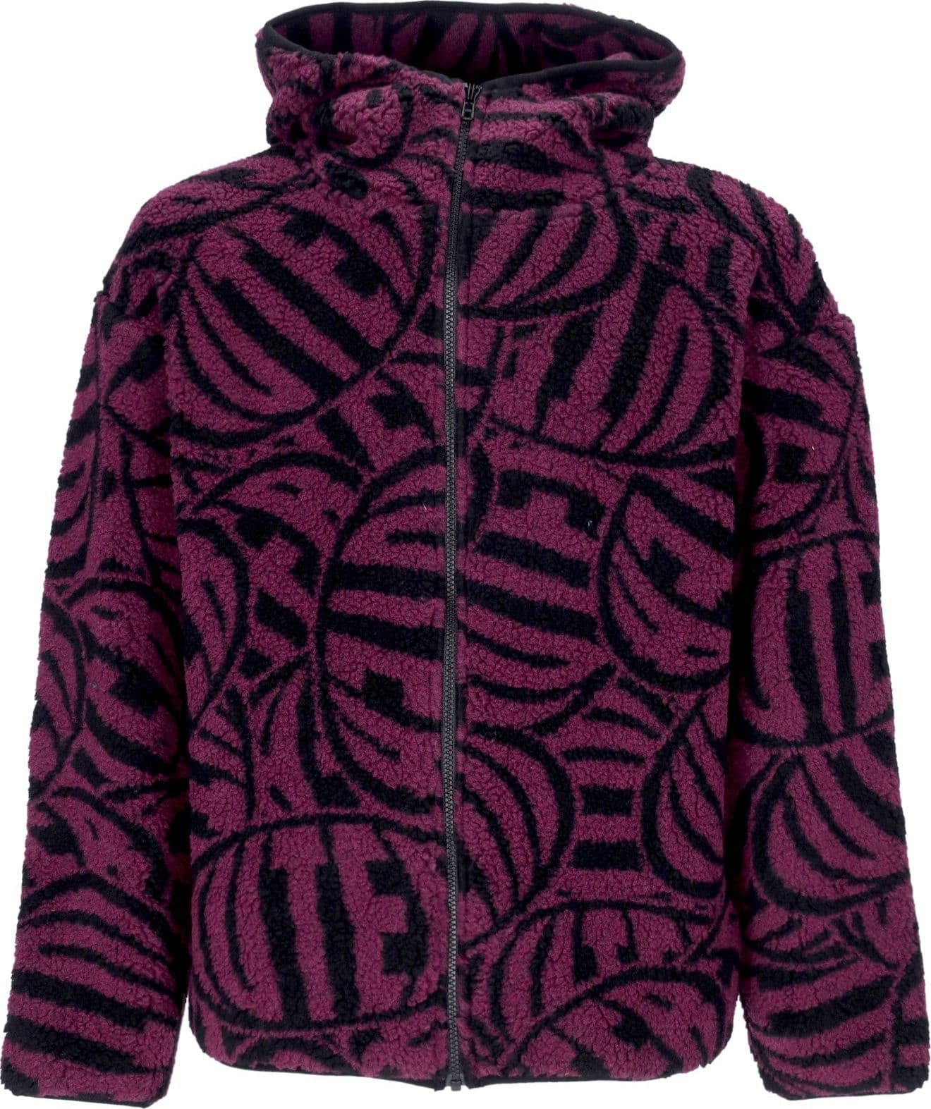 IUTER Orsetto Uomo Hungry Fur Zip Hoodie Black – giacca