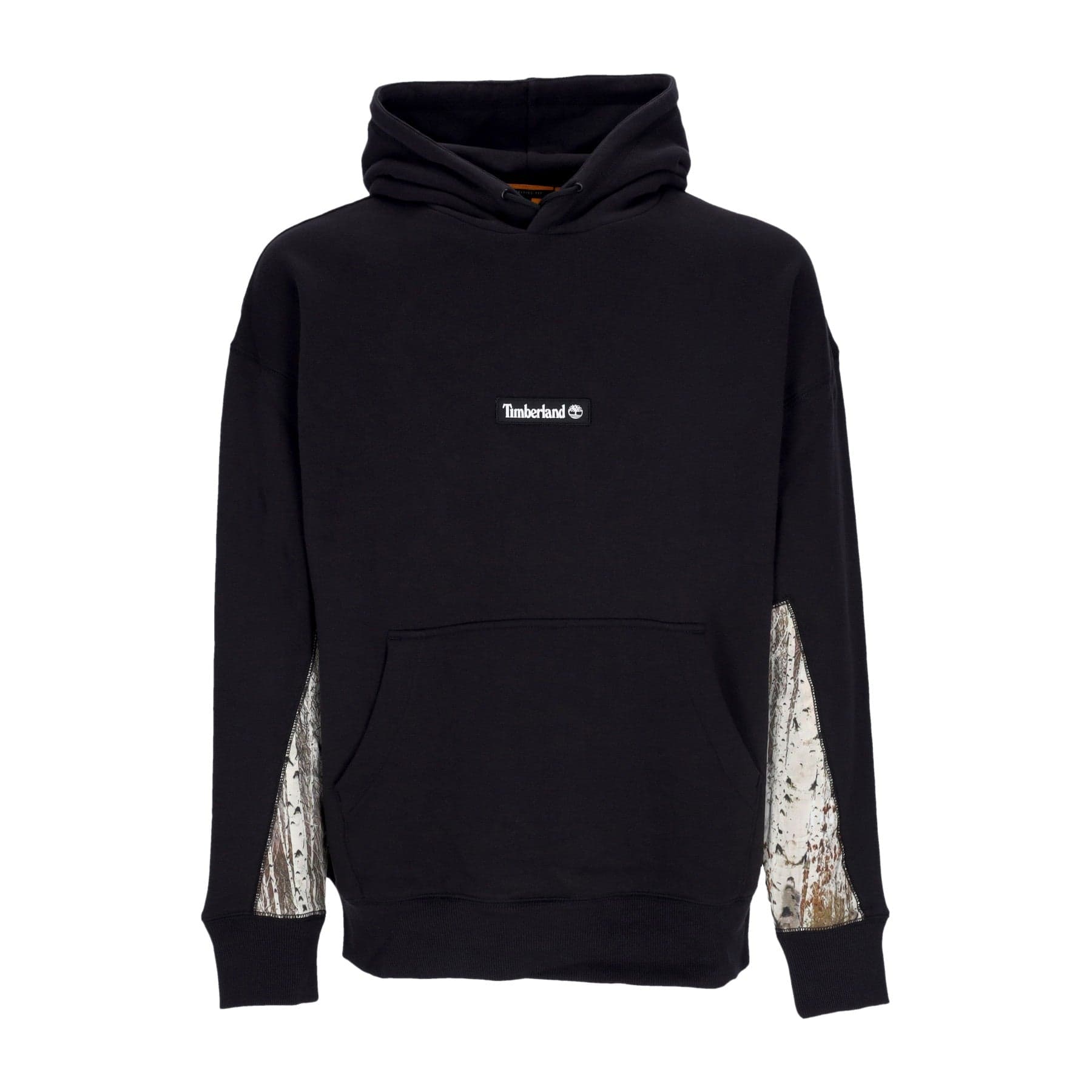 TIMBERLAND Felpa Cappuccio Uomo Aop Hoodie Black - 4