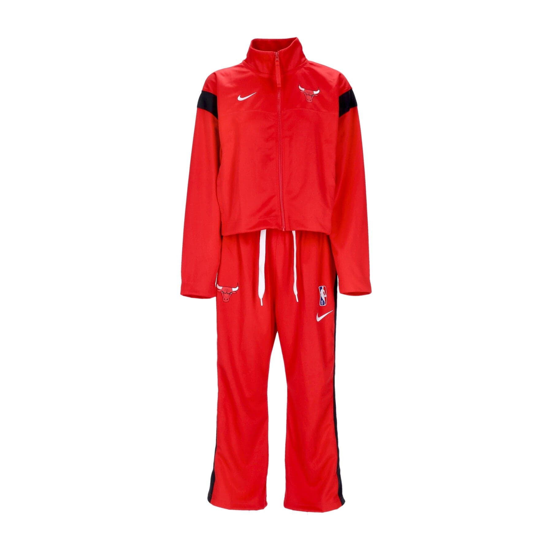 NIKE NBA Completo Tuta Donna Nba Tracksuit Courtside Team Chibul University Red/black/white - 8