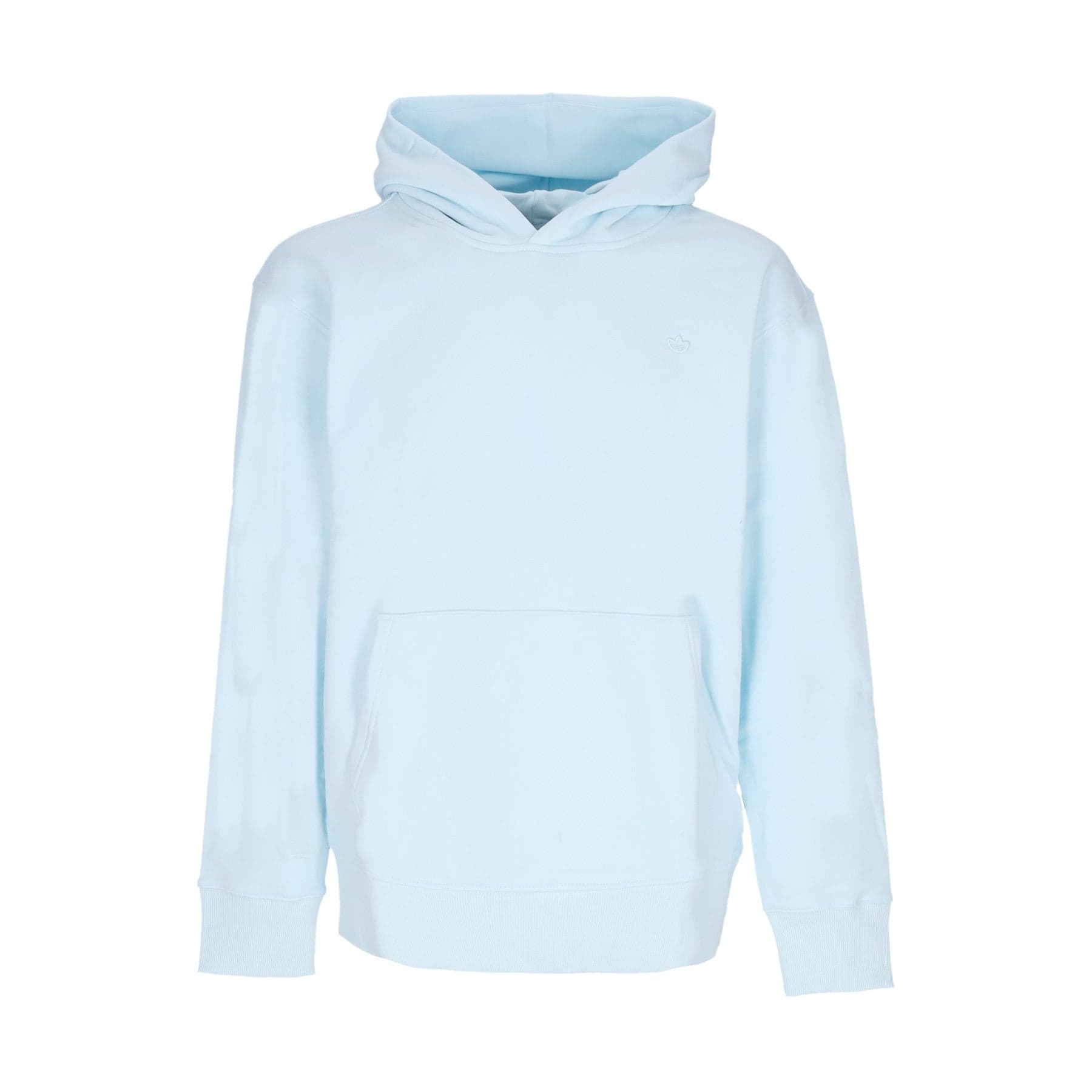 Adidas Felpa Leggera Cappuccio Uomo Adicolor Contempo French Terry Hoodie Almost Blue - 4