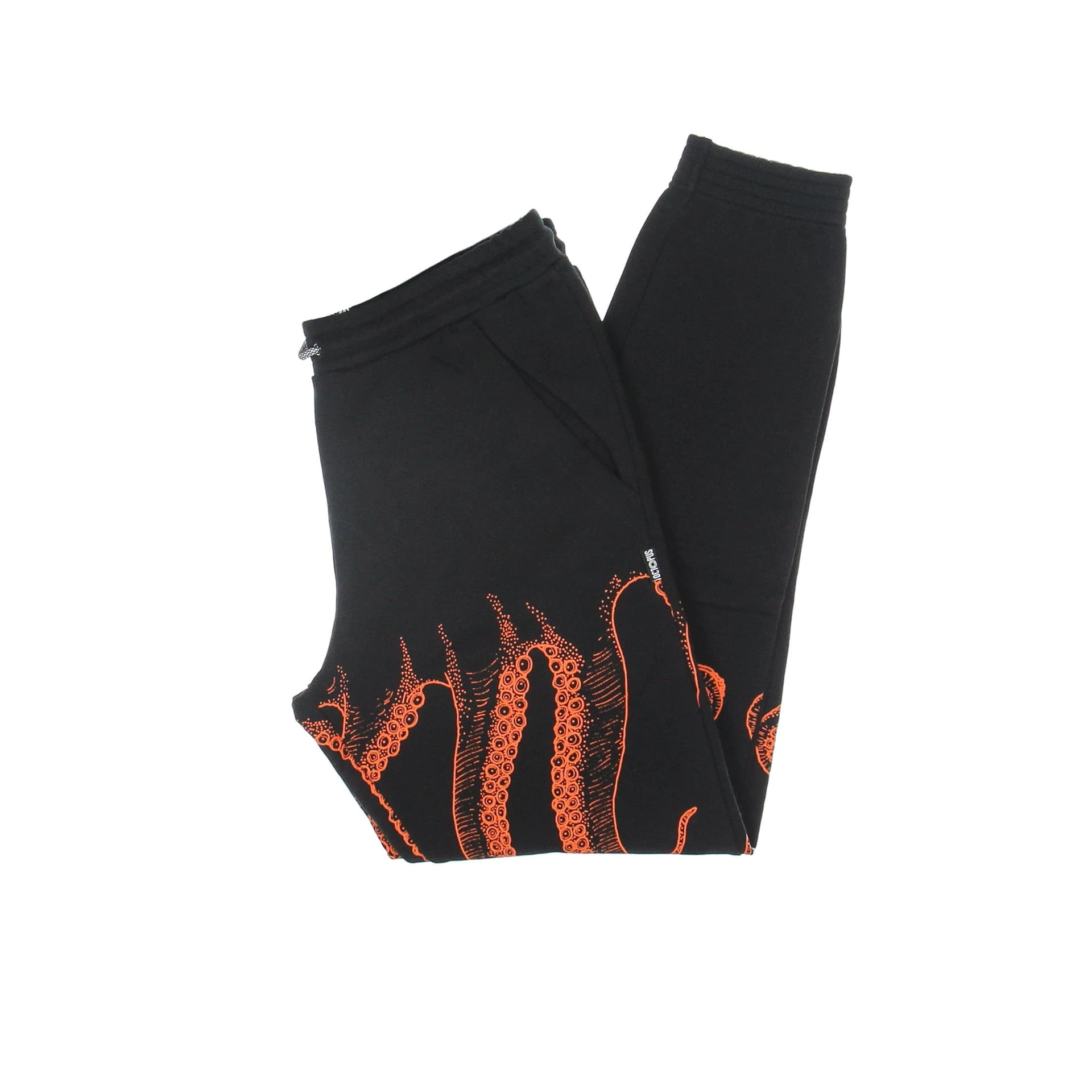 OCTOPUS Pantalone Tuta Leggero Uomo Outline Sweatpants Black - 6