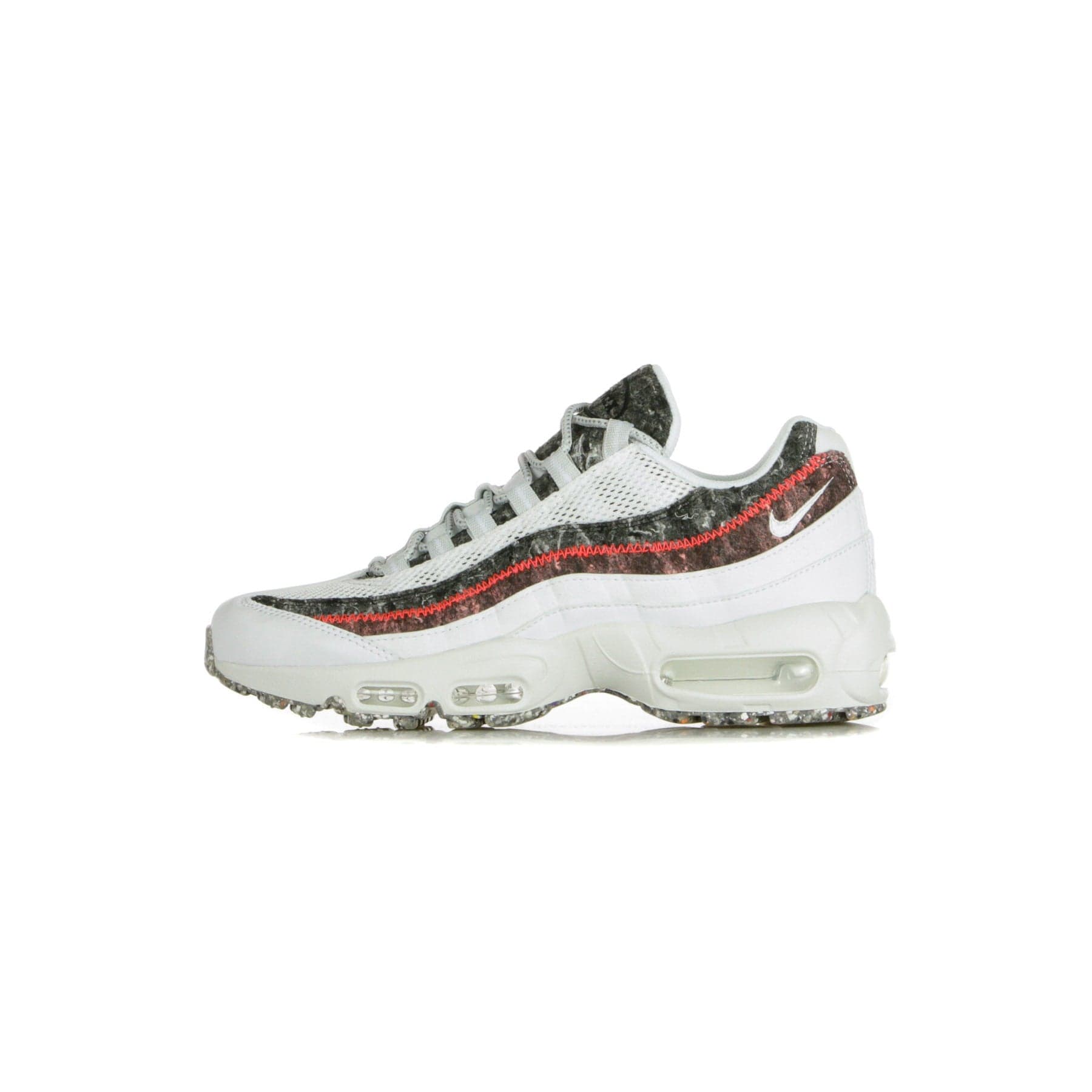 Nike Scarpa Bassa Uomo Air Max 95 White/photon Dust/bright Crimson - 15