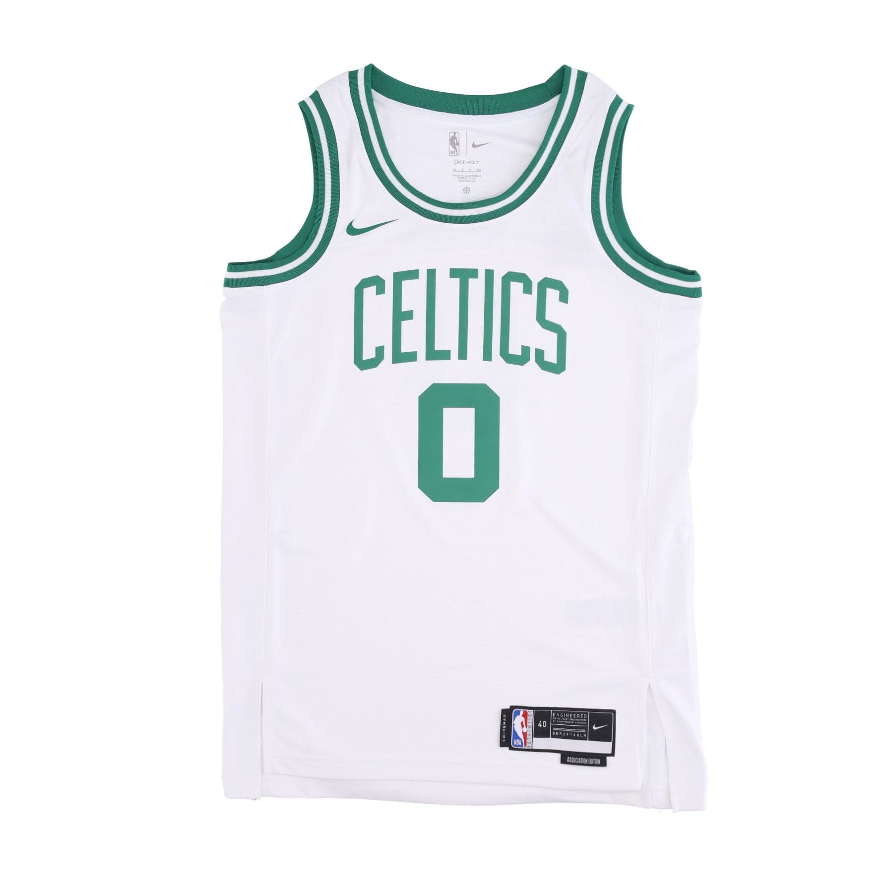 NIKE NBA Canotta Basket Uomo Nba Dri-fit Swingman Jersey Association Edition 2022/23 No 0 Jayson Tatum Boscel White - 9