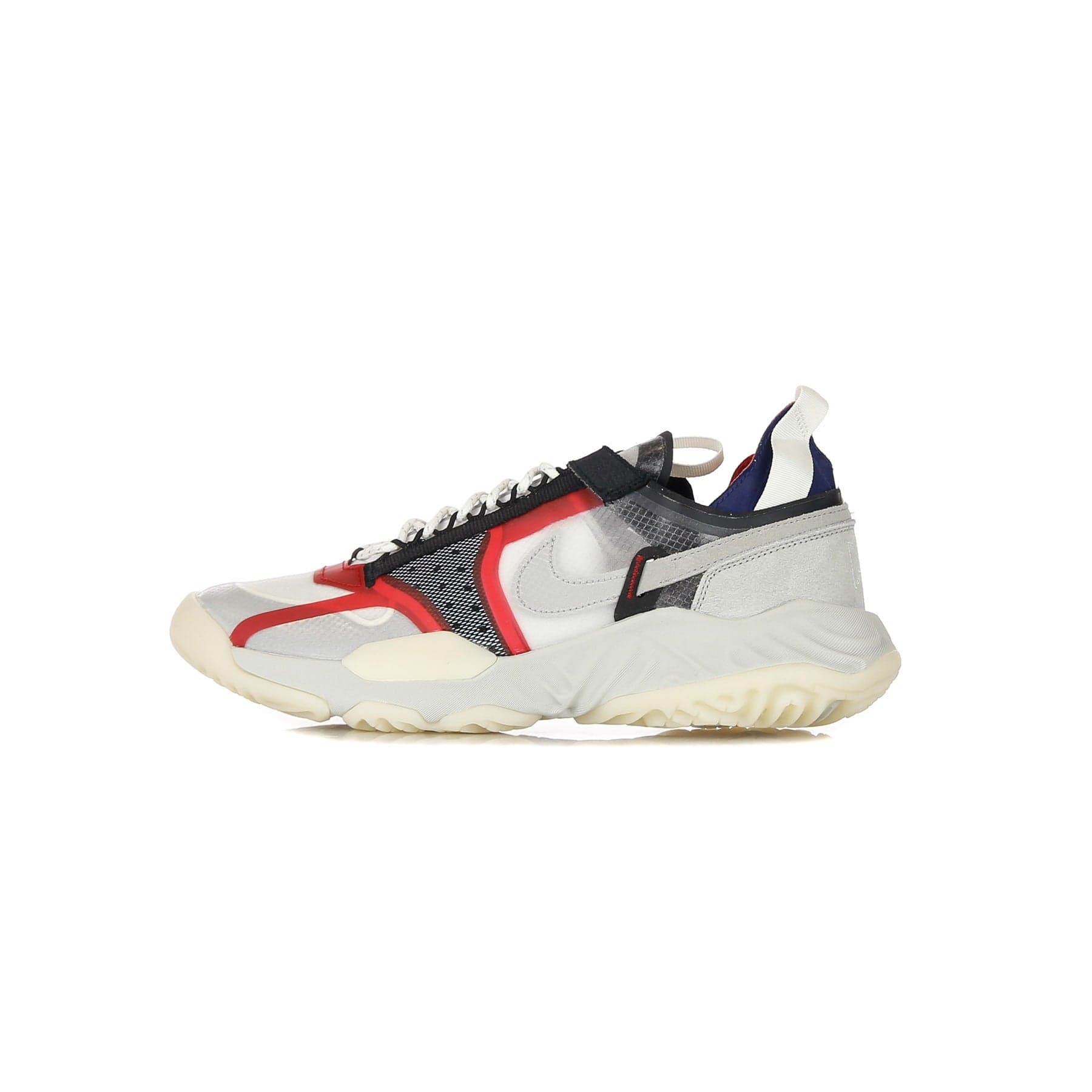 JORDAN Scarpa Bassa Uomo Jordan Delta Breathe Clear/medium Grey/light Bone/varsity Red - 13