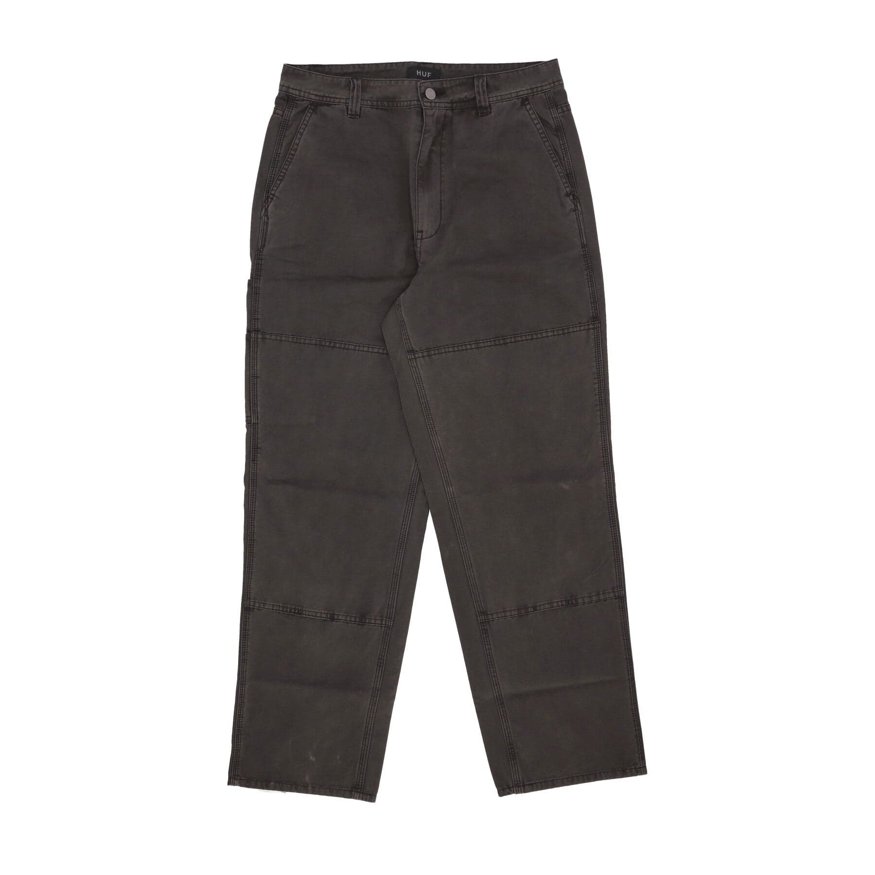 HUF Pantalone Lungo Uomo Belden Double Knee Pant Black - 3