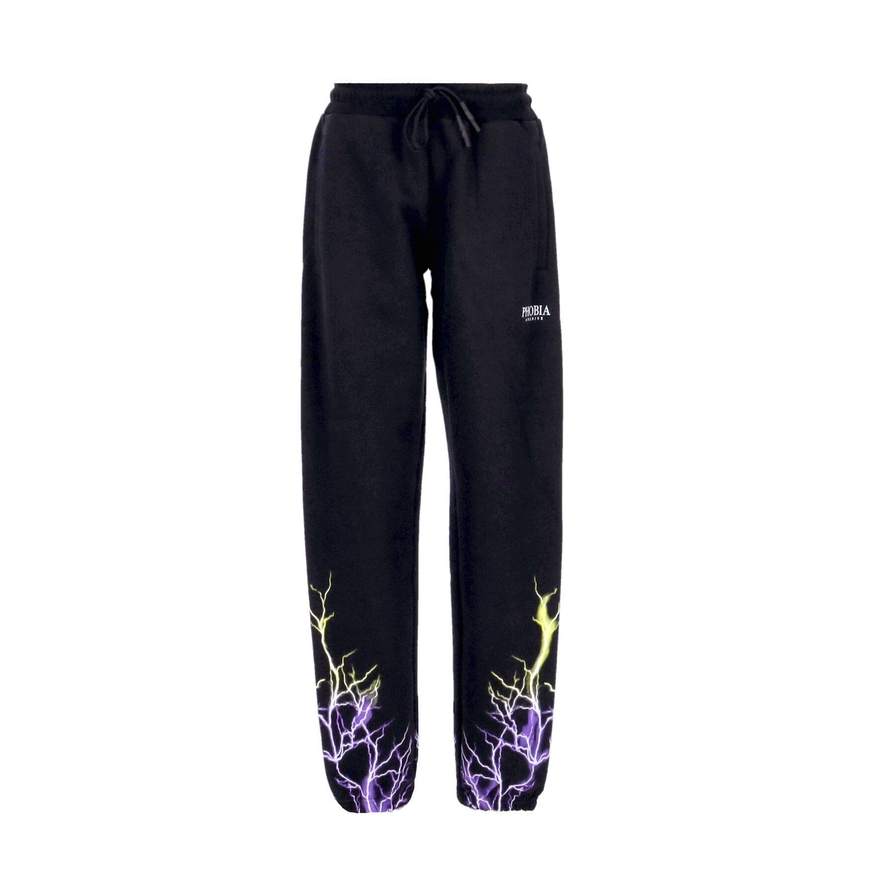 PHOBIA Pantalone Tuta Leggero Uomo Lightning Pants Black/purple/yellow - 4