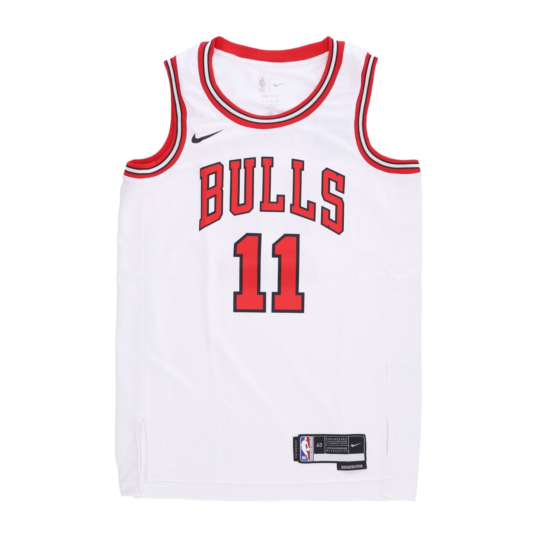NIKE NBA Canotta Basket Uomo Nba Association Edition 22 Dri-fit Swingman Jersey No 11 Demar Derozan Chibul White - 5