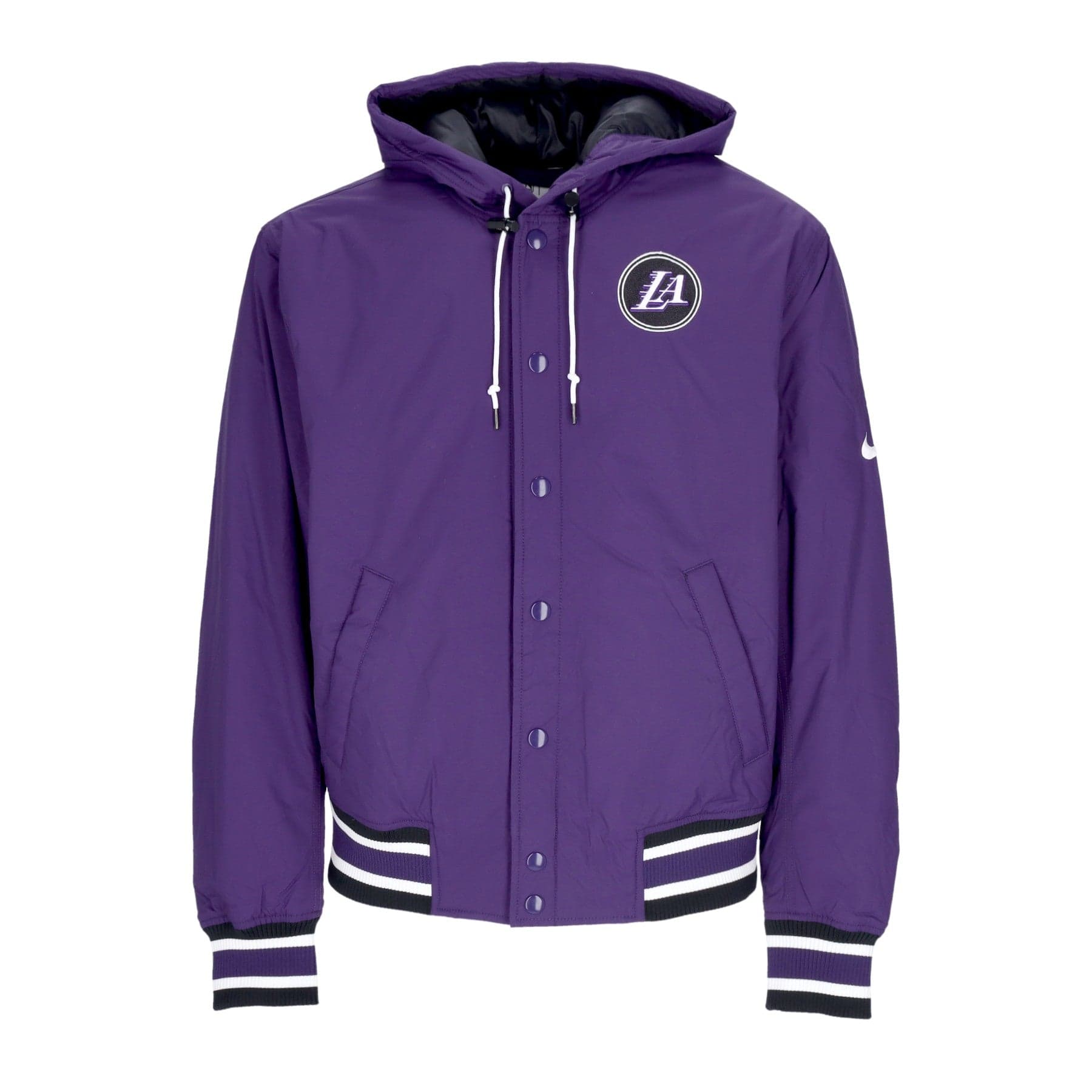 NIKE NBA Giubbotto Uomo Nba Courtside City Edition Full-snap Jacket Loslak Ink/black/white/black - 6