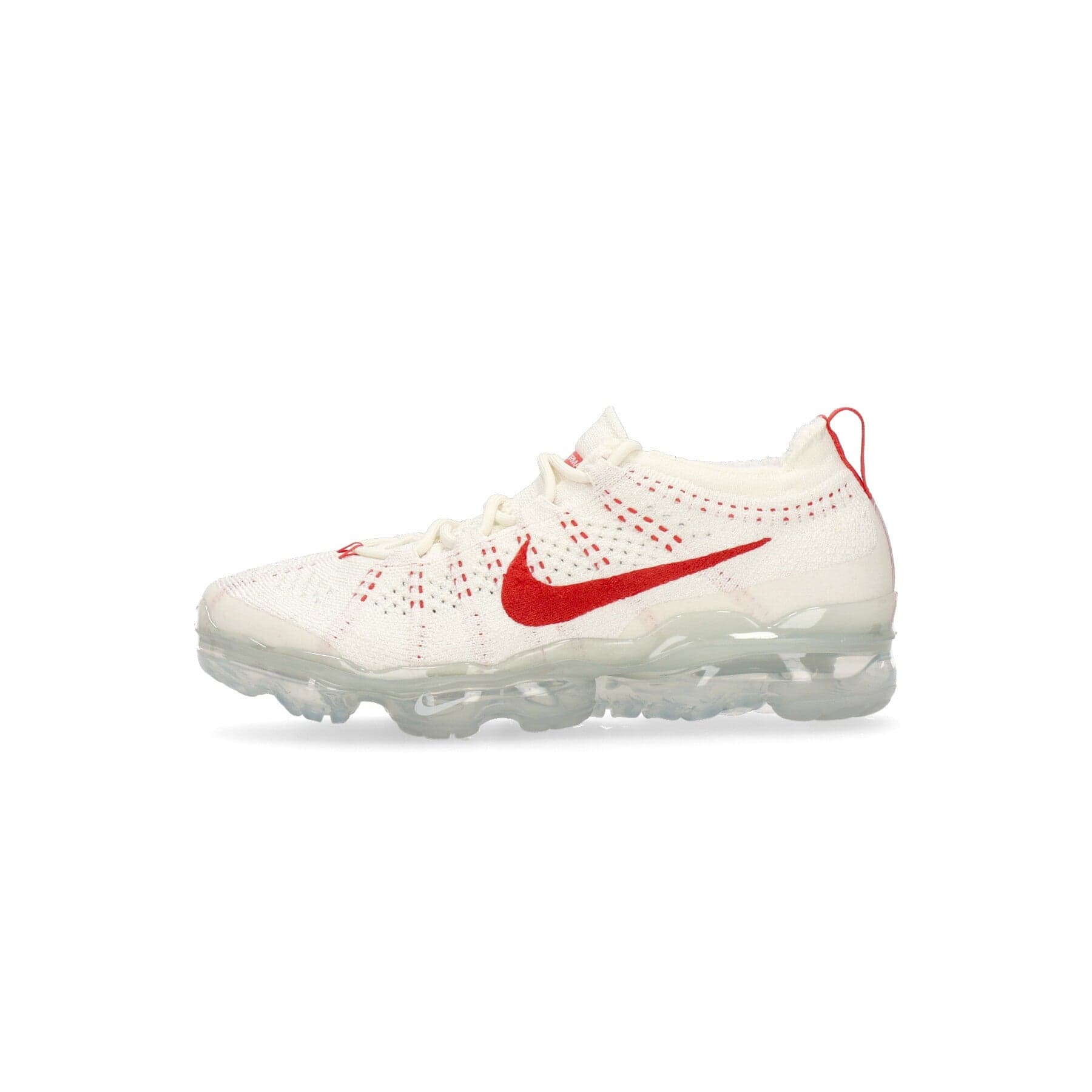 Nike Scarpa Bassa Donna W Air Vapormax 2023 Flyknit Sail/track Red/phantom/metallic Silver - 7