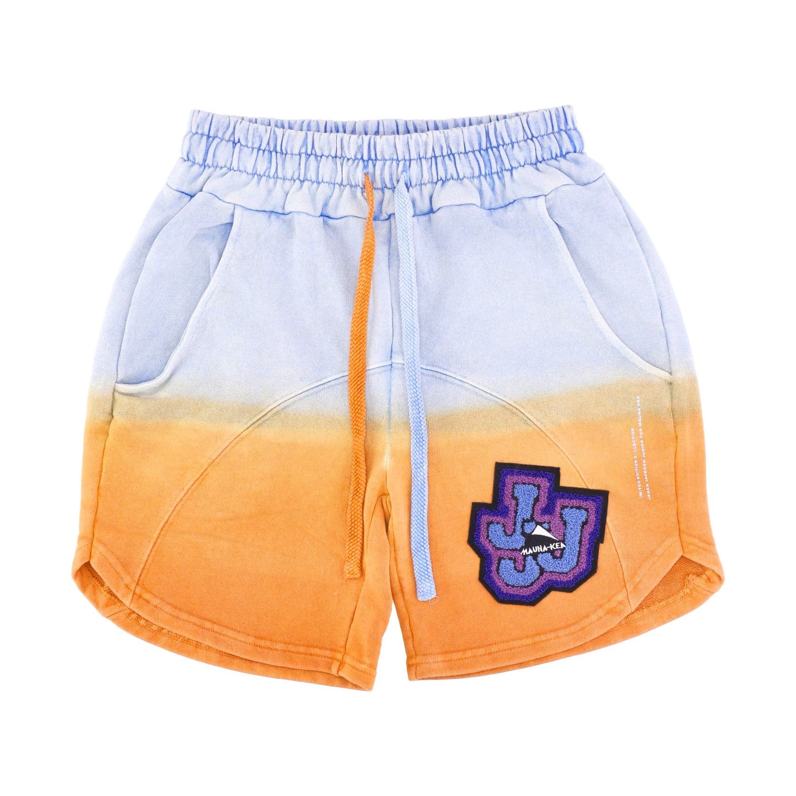 MAUNA-KEA Pantalone Corto Tuta Uomo Degrade' Short Pants X Triple J Cyan/orange - 4