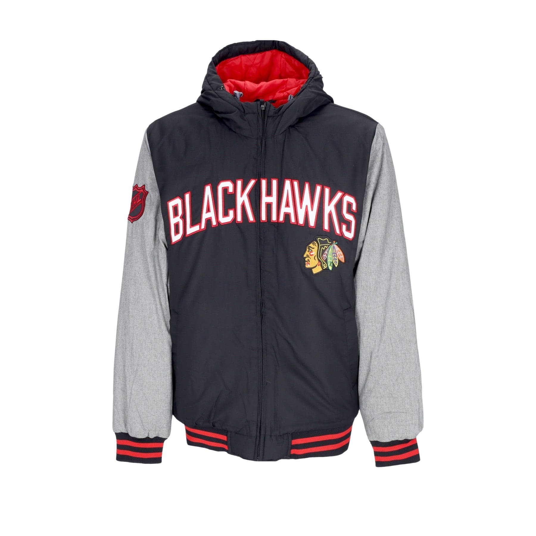 G-III Giubbotto Uomo Nhl Padded Jacket Chibla Black/original Team Colors - 4