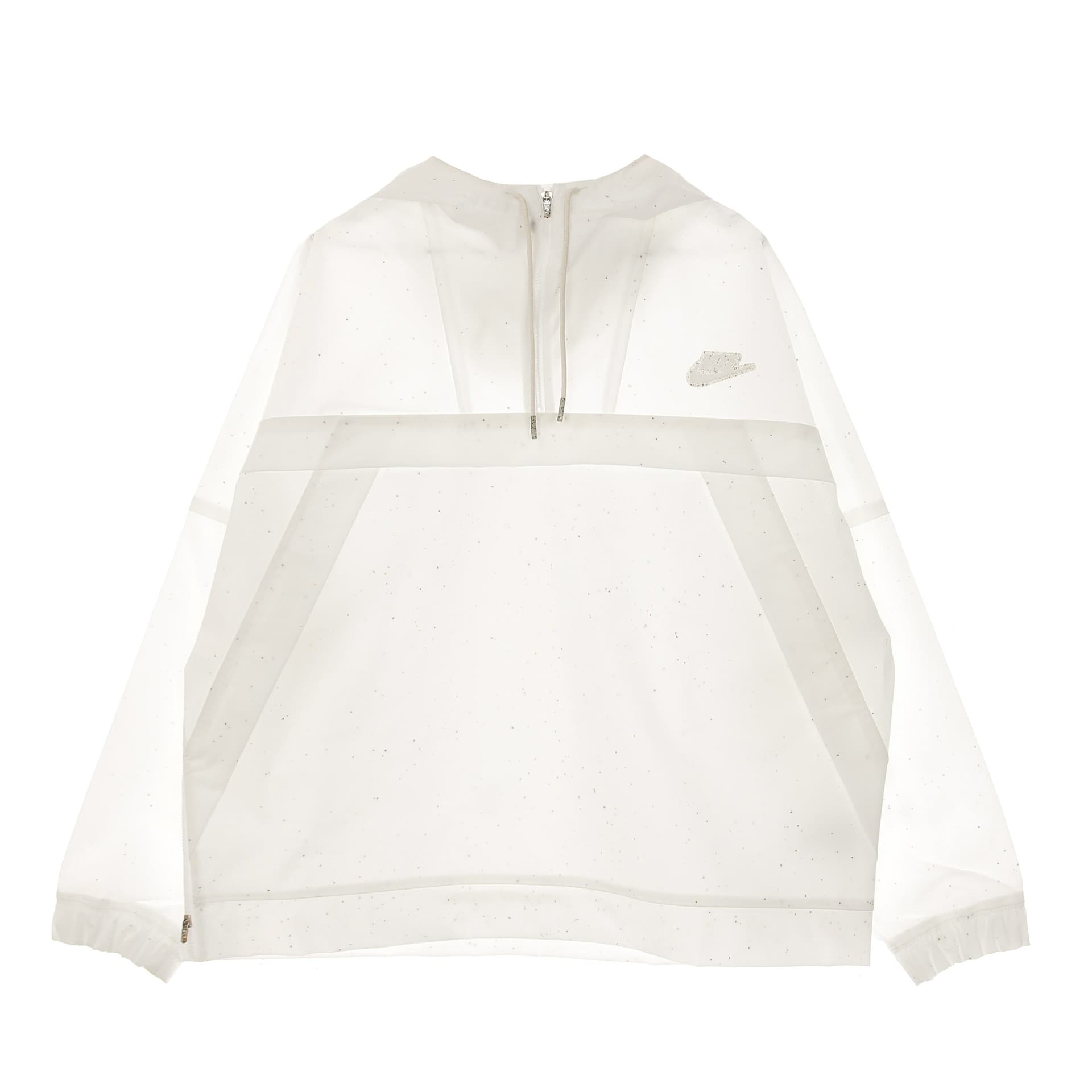 Nike Giacca a Vento Infilabile Donna W Sportswear Jacket Anorak Trpnt Earth Day White/white - 8