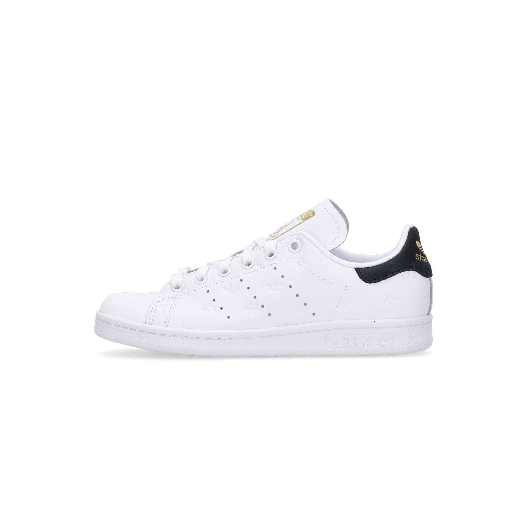 Adidas Scarpa Bassa Donna Stan Smith W Cloud White/core Black/gold Metallic - 7