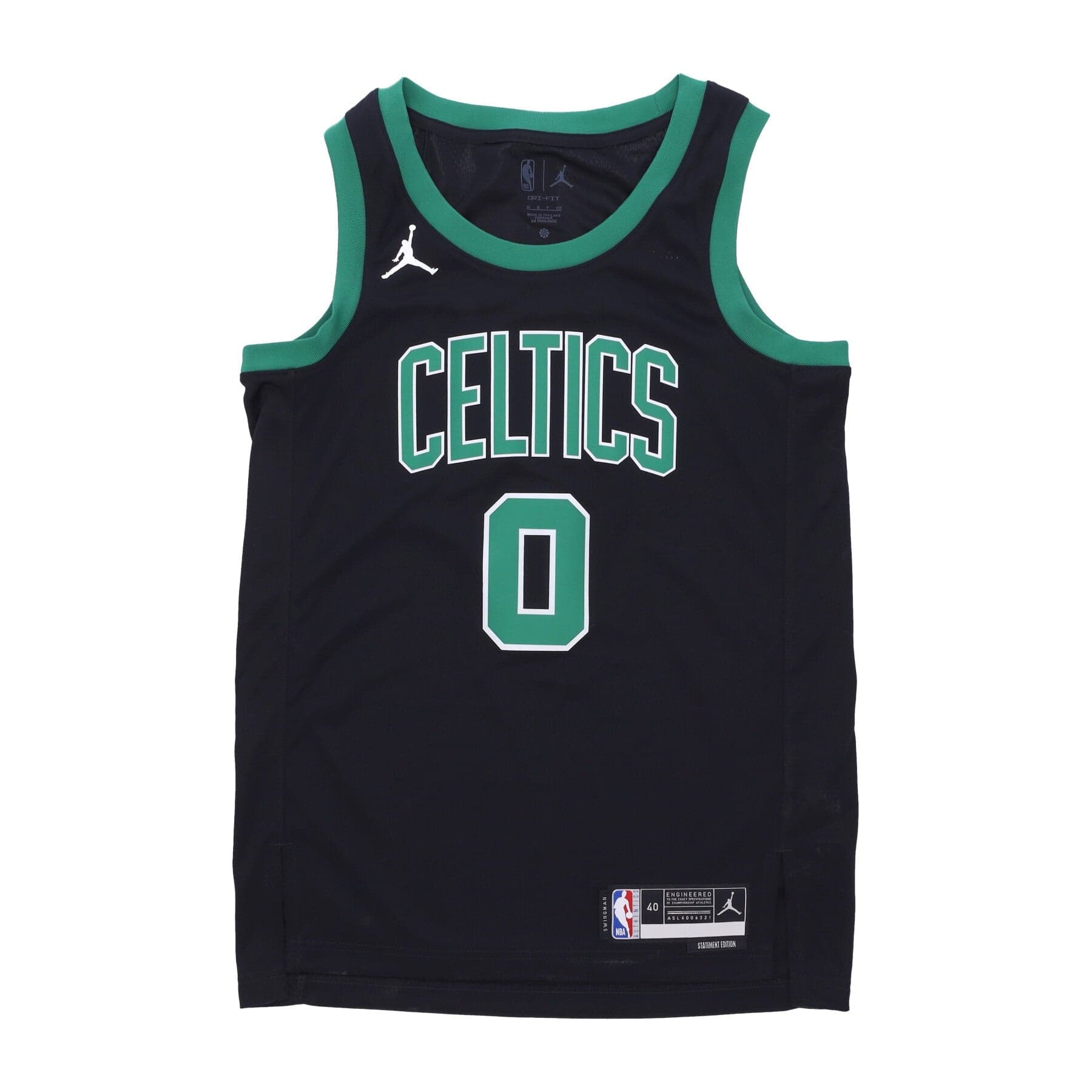 JORDAN NBA Canotta Uomo Nba Statement Edition 22 Dri-fit Swingman Jersey No 0 Jayson Tatum Black - 4