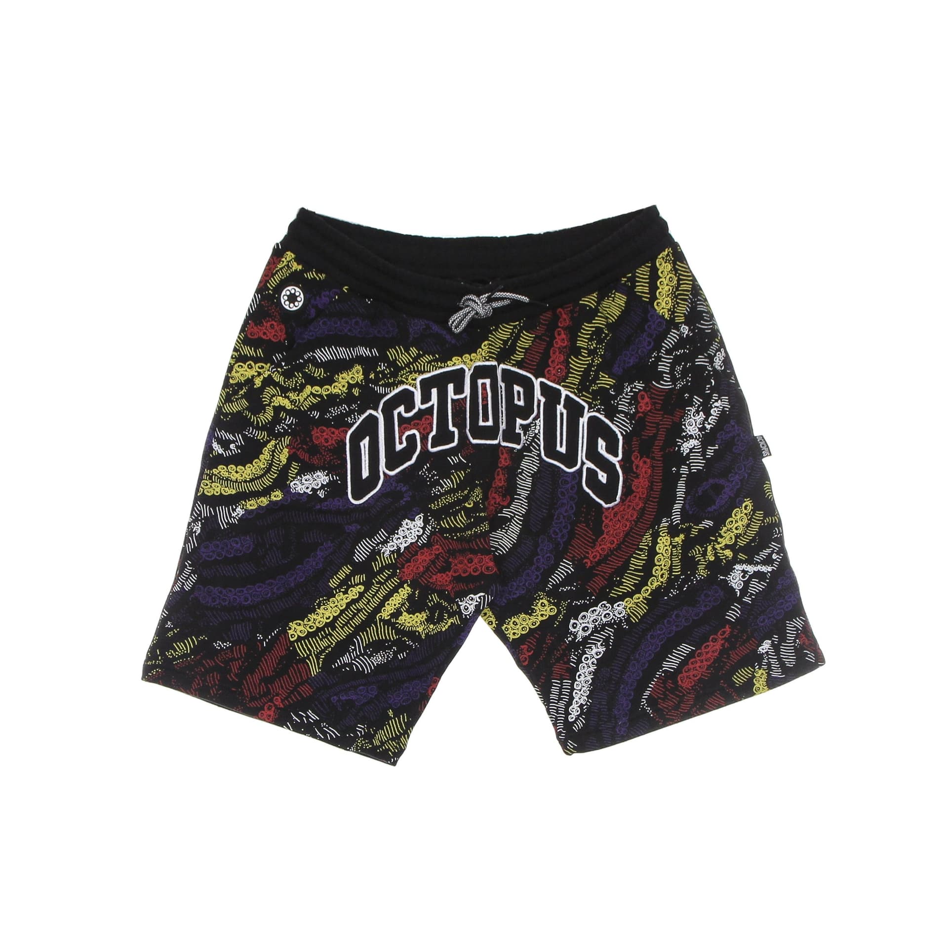 OCTOPUS Pantalone Corto Tuta Uomo Deco Sweatshort Black - 5