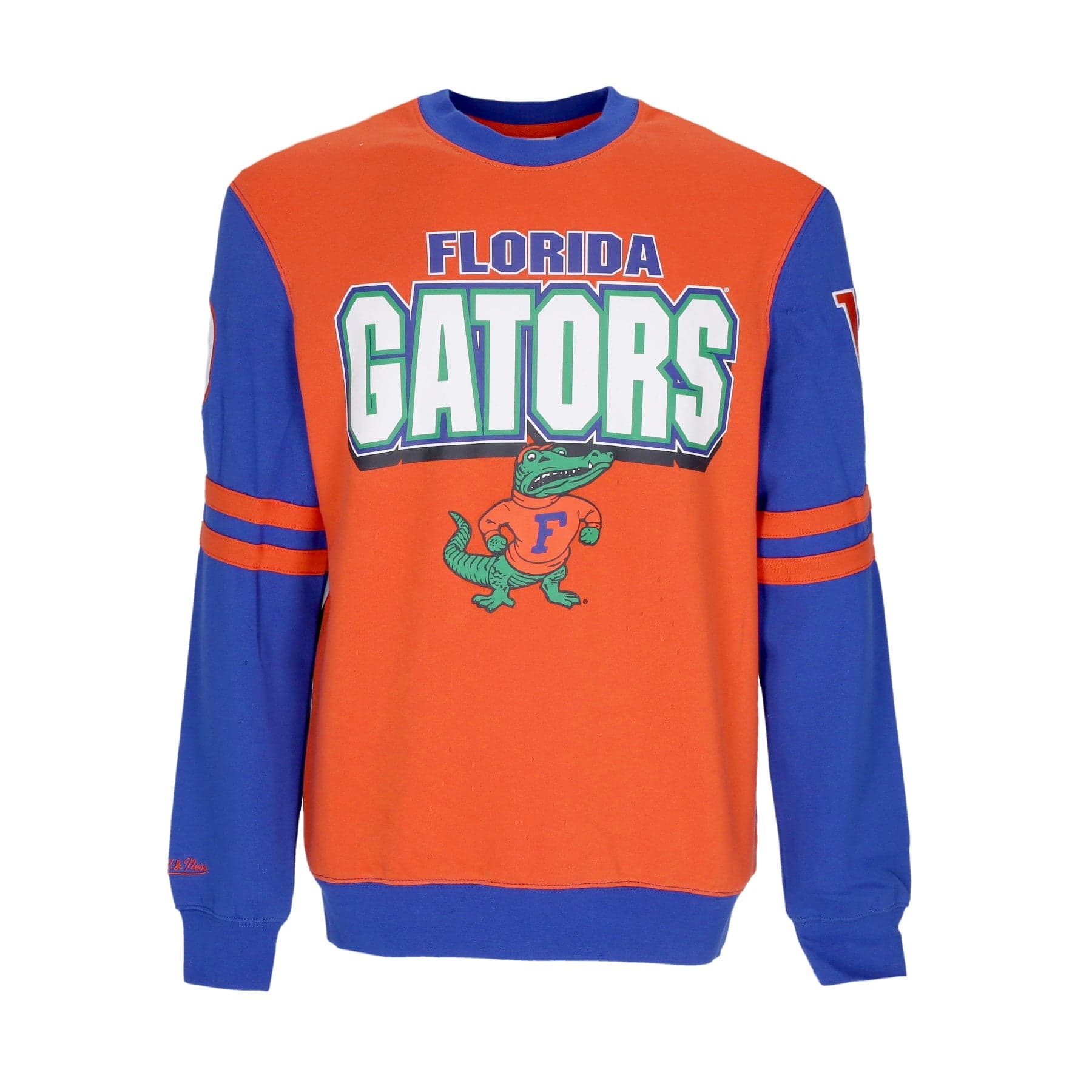 MITCHELL &amp; NESS Felpa Girocollo Uomo Ncaa All Over Crew 2.0 Flogat Original Team Colors - 4