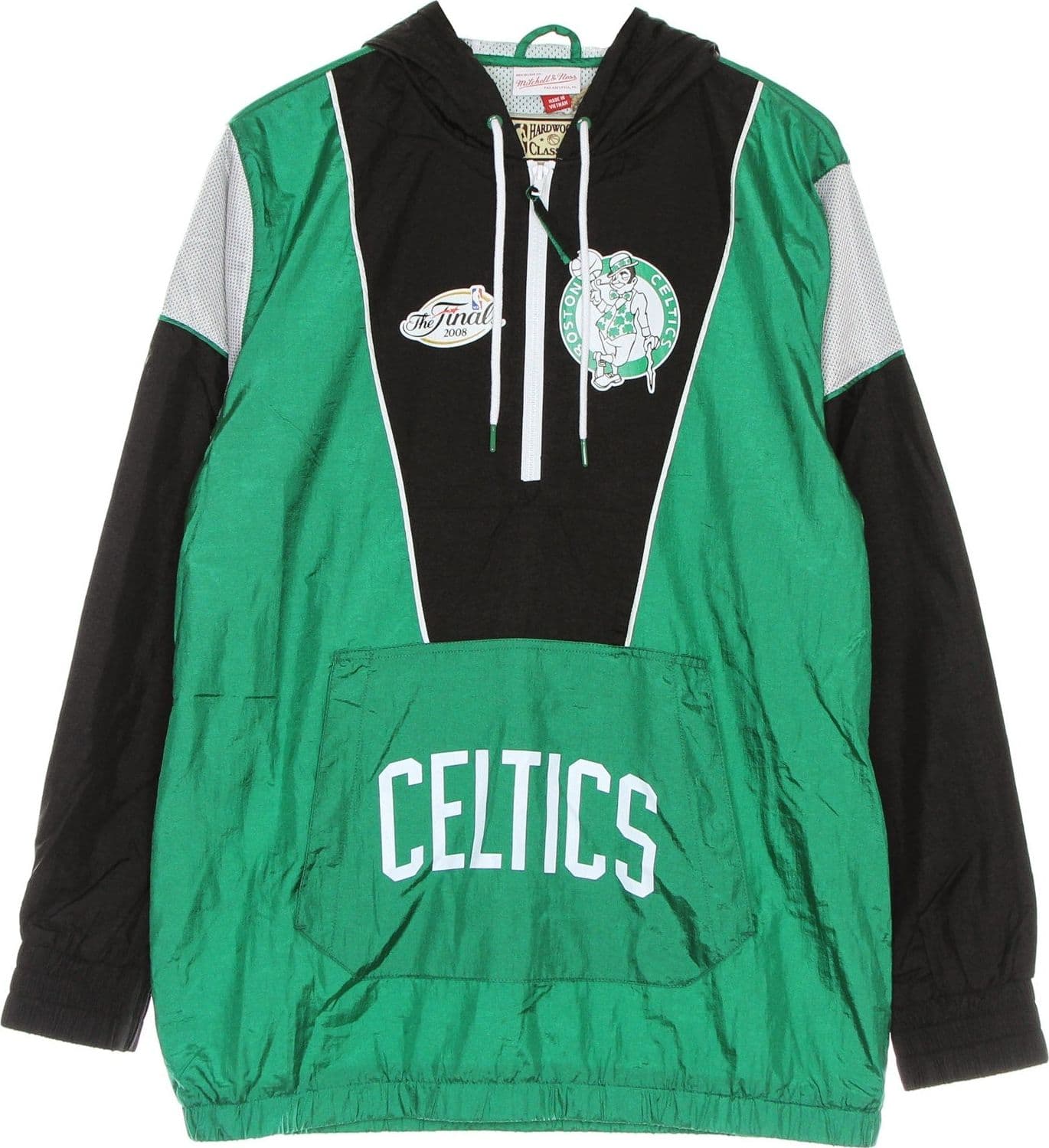 MITCHELL &amp; NESS Giacca a Vento Infilabile Uomo Nba Highlight Reel Windbreaker Hardwood Classics Boscel Original Team