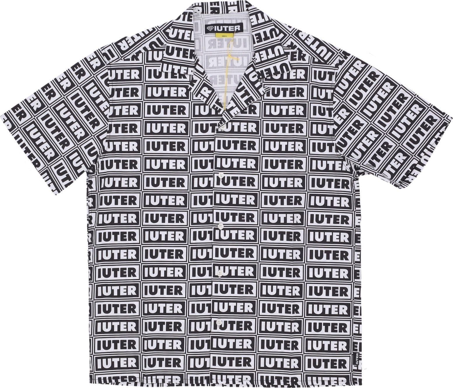 IUTER Camicia Manica Corta Uomo Panel S/s Shirt White – maglia