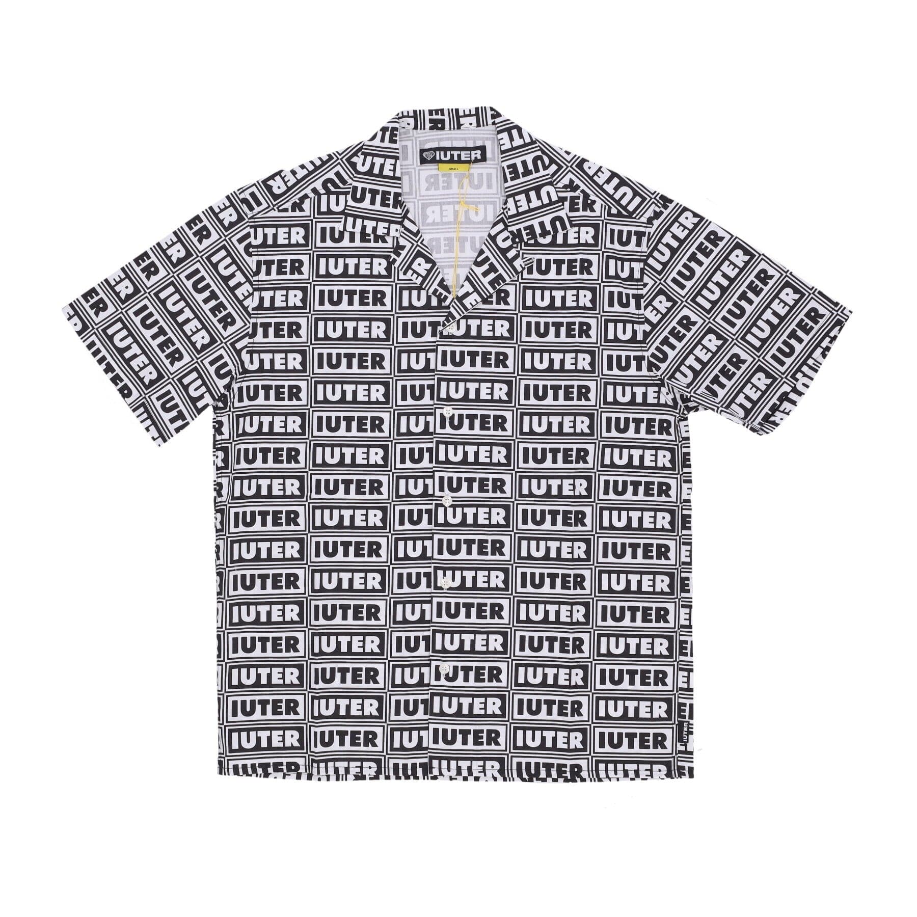 IUTER Camicia Manica Corta Uomo Panel S/s Shirt White - 3