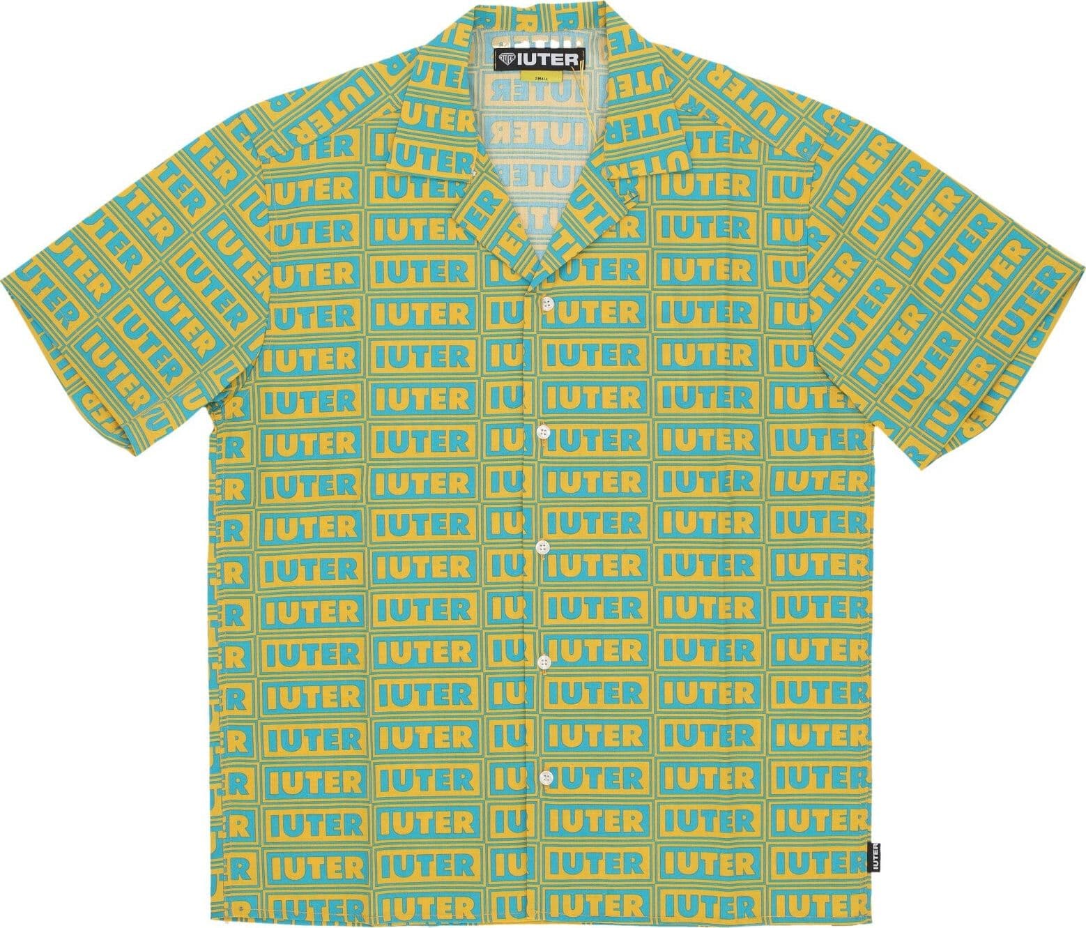 IUTER Camicia Manica Corta Uomo Panel S/s Shirt Canary – maglia