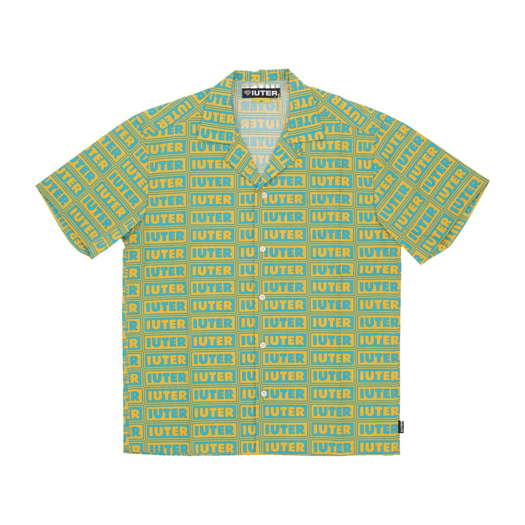 IUTER Camicia Manica Corta Uomo Panel S/s Shirt Canary - 3