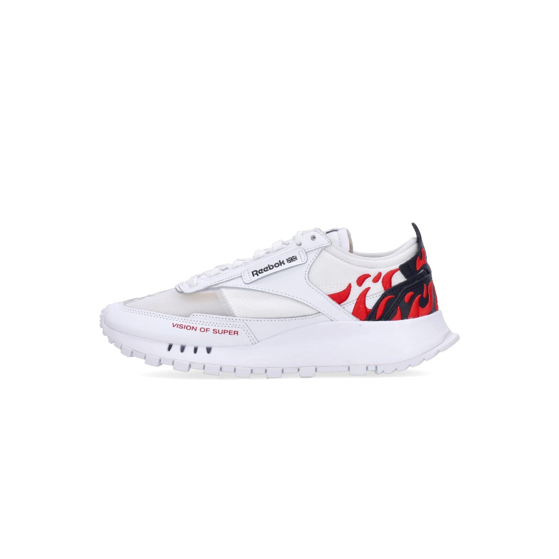 VISION OF SUPER Scarpa Bassa Uomo Reebok X Vision Of Super White/red - 9