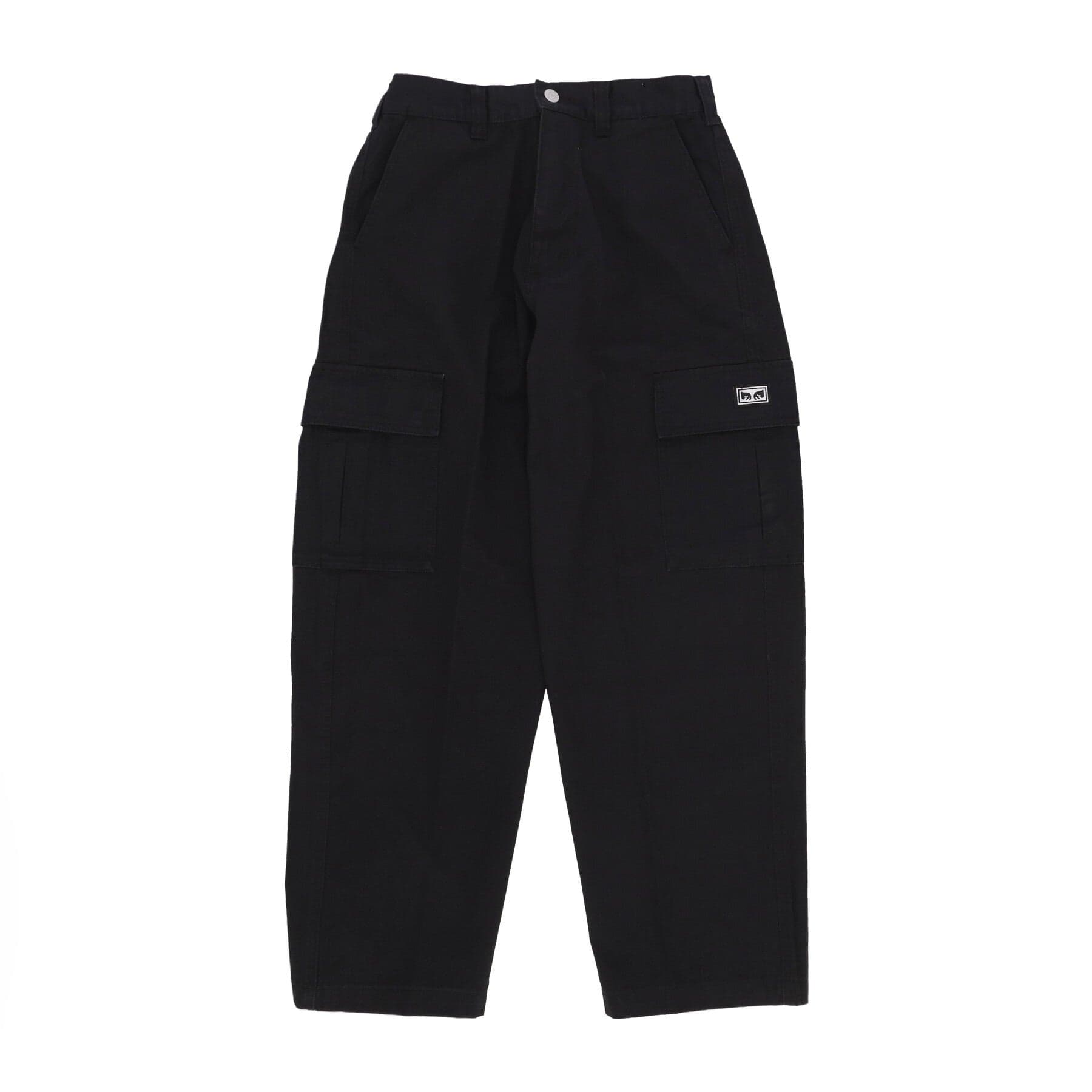 OBEY Pantalone Lungo Uomo Bigwig Baggy Twill Cargo Pant Black - 3