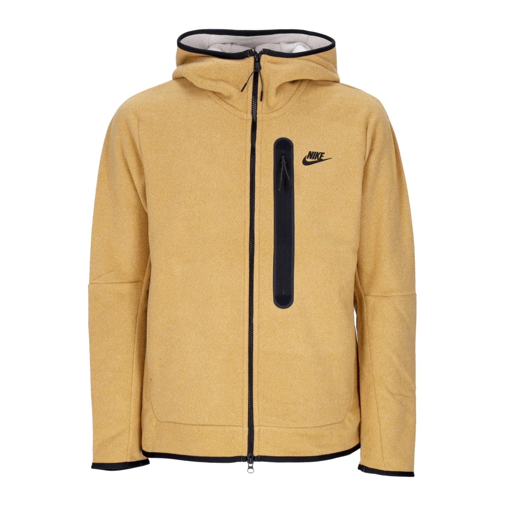 Nike Felpa Cappuccio Zip Uomo Sportswear Tech Fleece Full-zip Winter Hoodie Elemental Gold/black – giacca