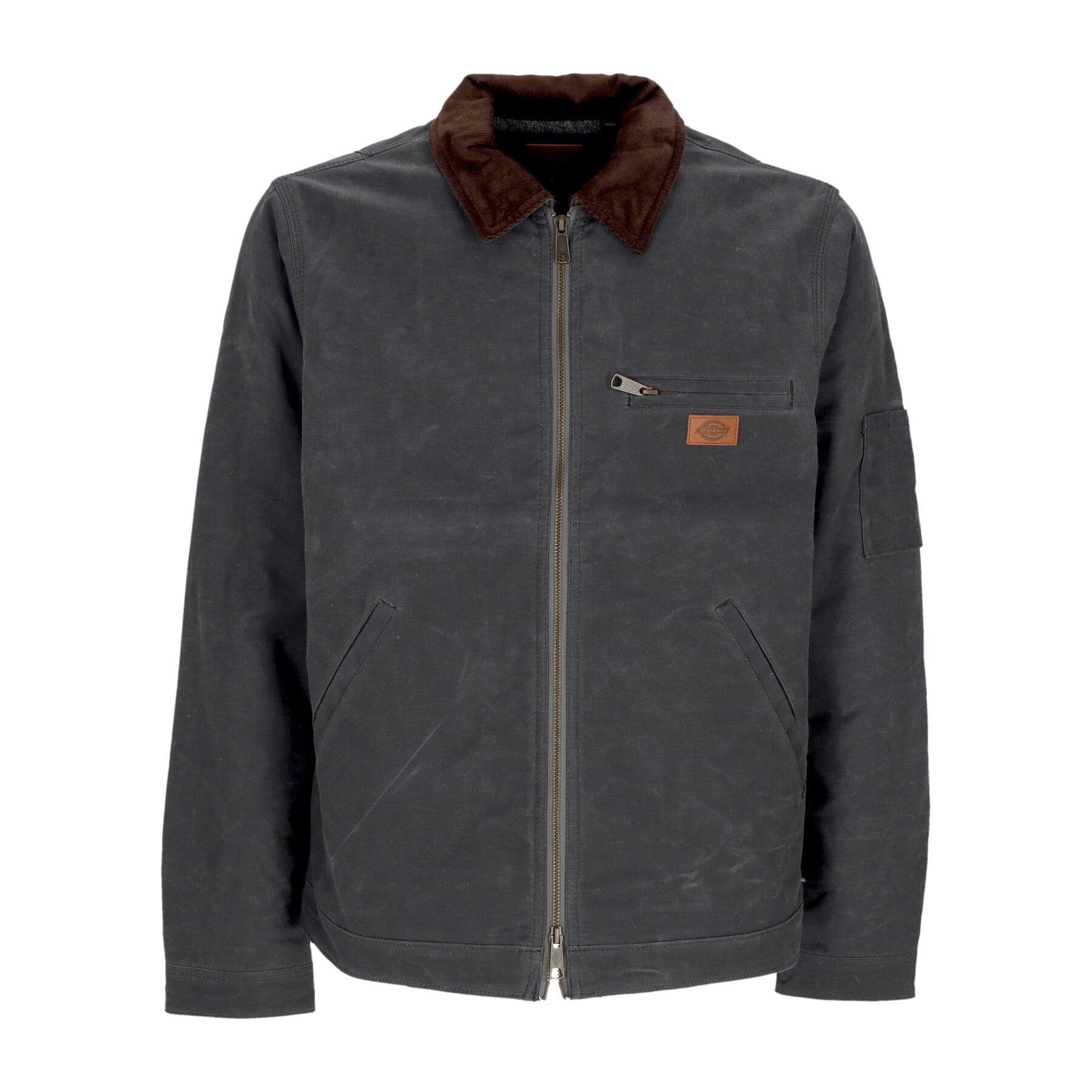DICKIES Giubbotto Uomo Lucas Waxed Jacket Charcoal Grey - 3