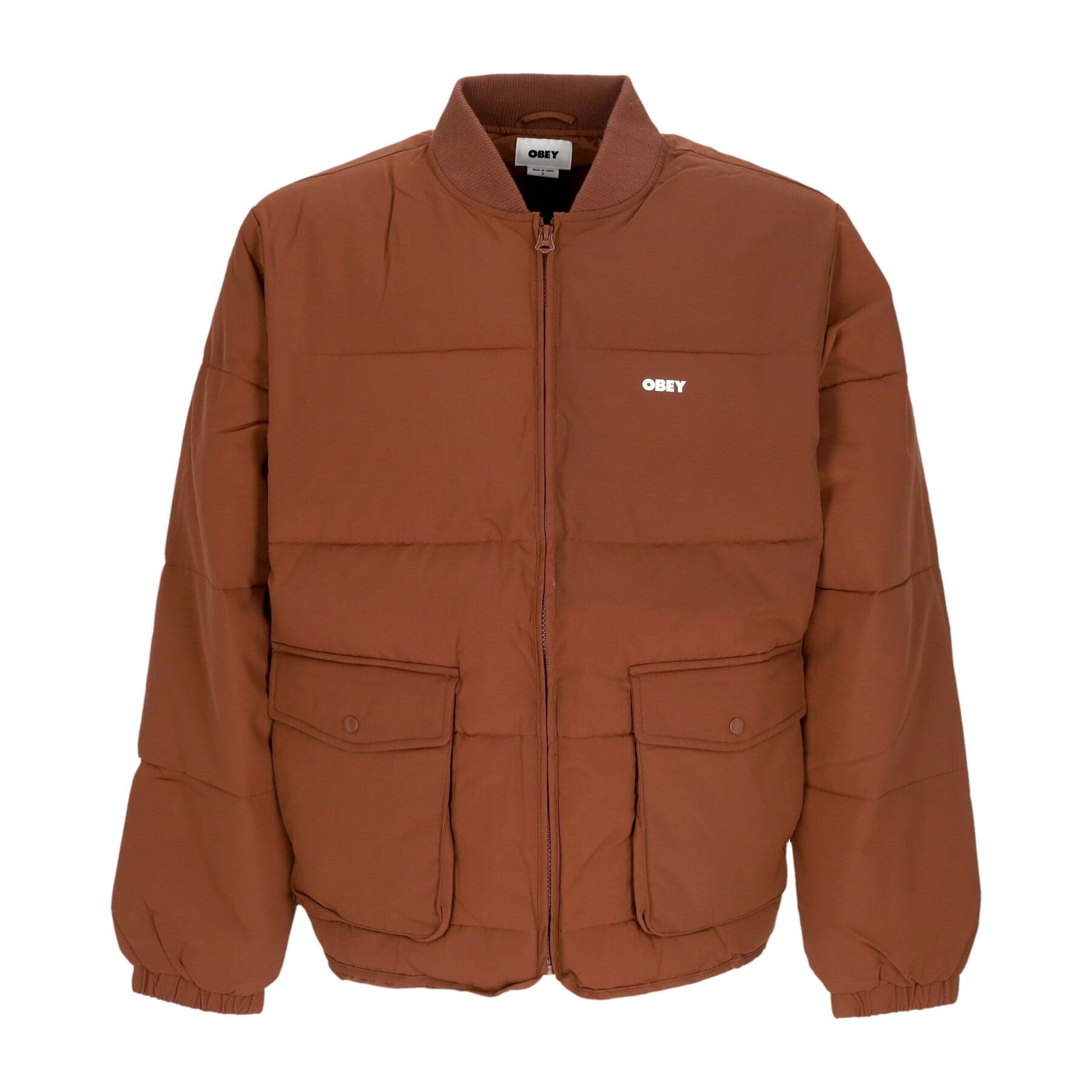 OBEY Giubbotto Uomo Charlie Jacket Sepia - 4