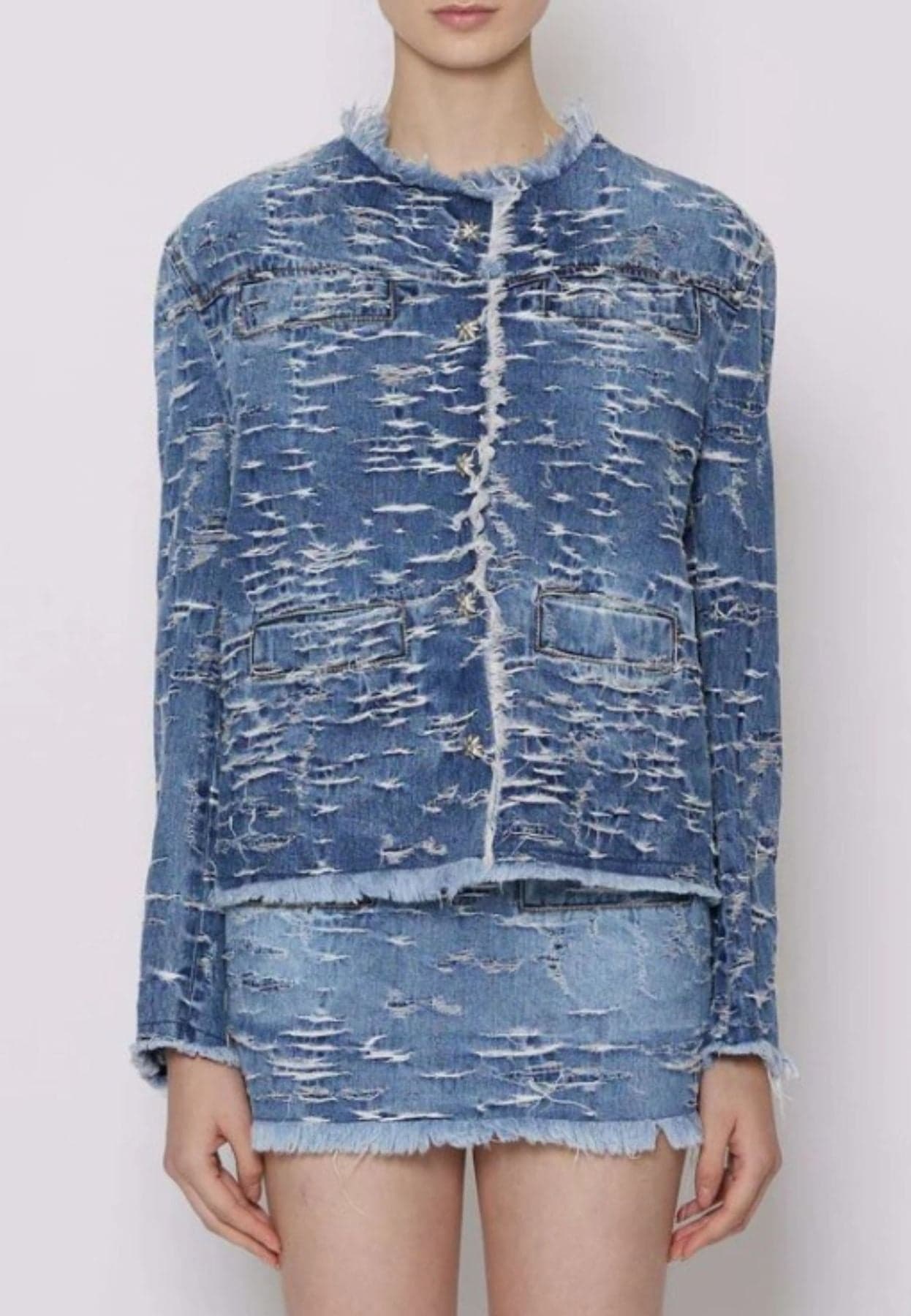 John  Richmond  GIACCA GIUBBINO JEANS – 42, BLU – John Richmond – maglia