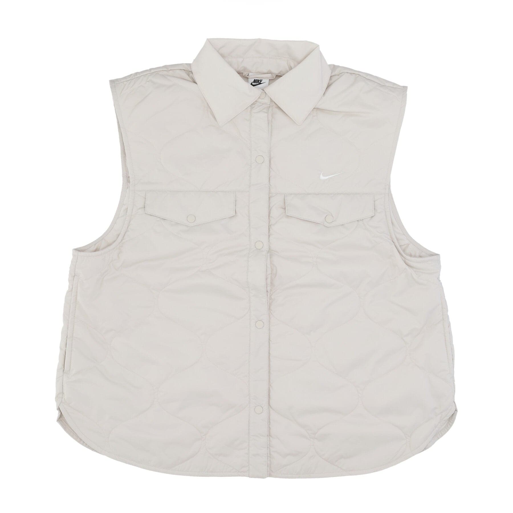 Nike Smanicato Donna W Sportswear Essentials Vest Lt Orewood Brn/sail - 3