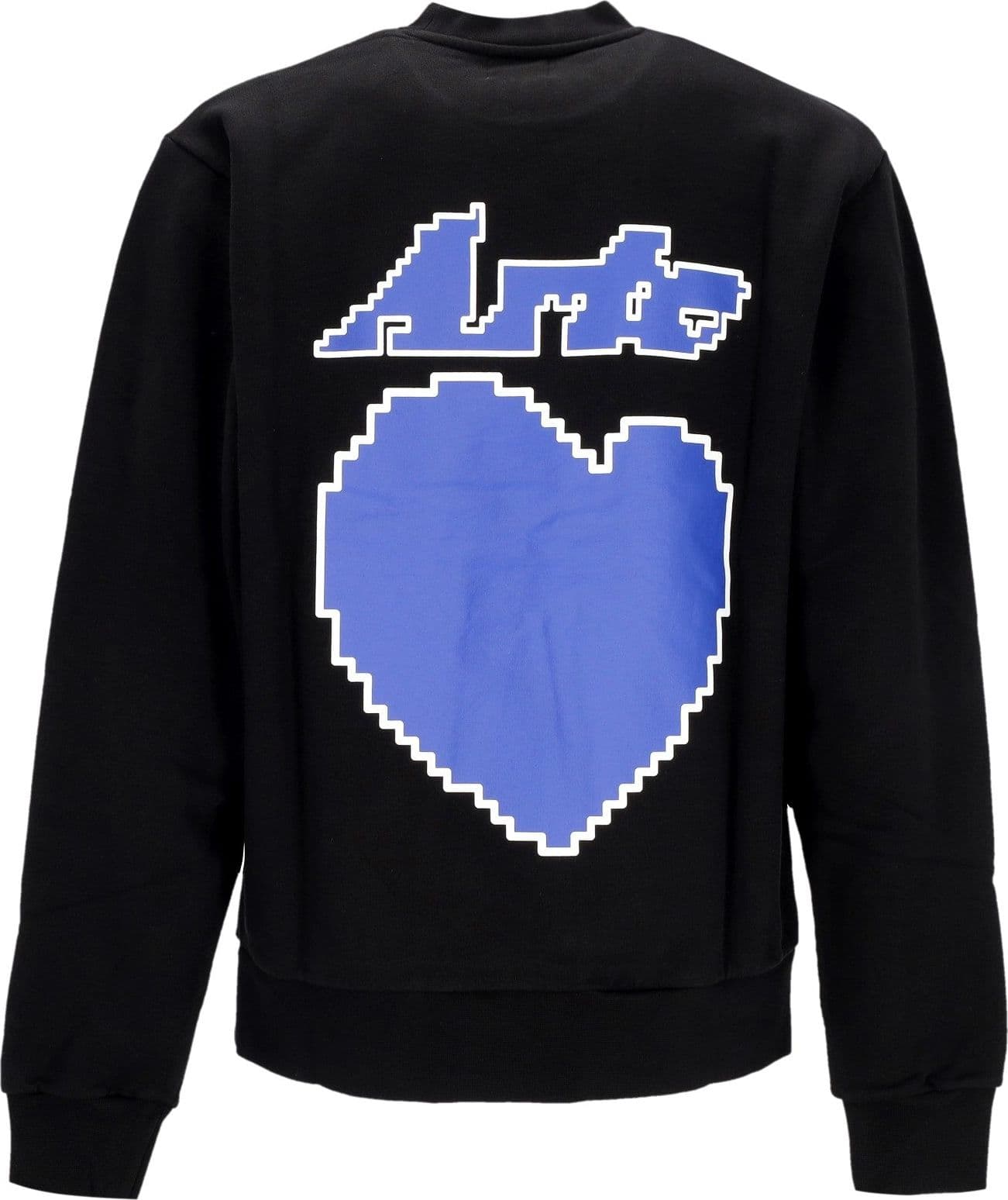 ARTE Felpa Leggera Girocollo Uomo Back Heart Crewneck Black - 3