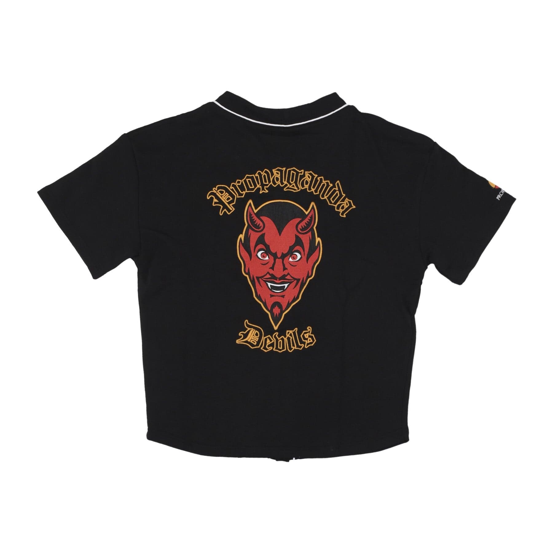 PROPAGANDA Casacca Bottoni Uomo Mefisto Jersey Black - 3