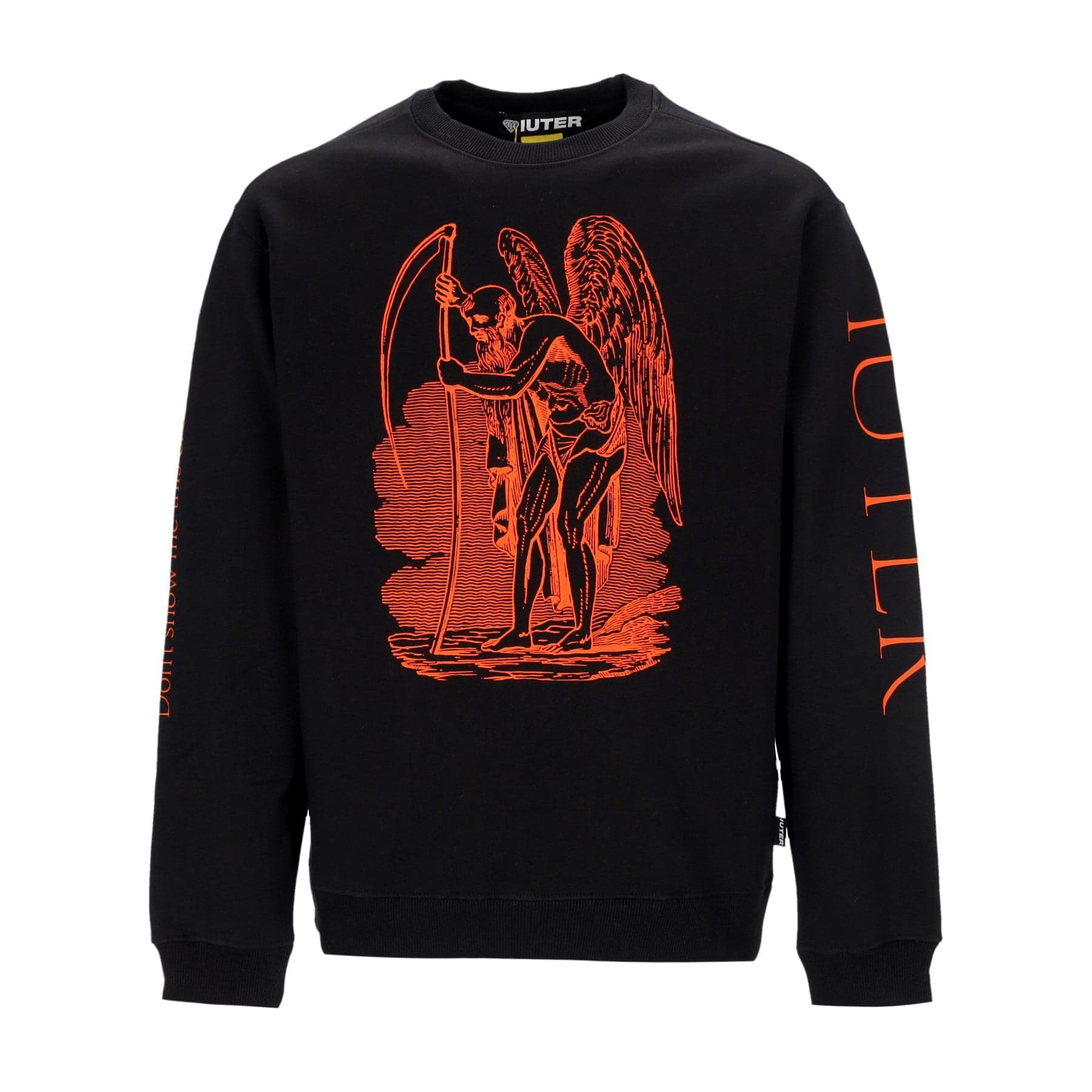 IUTER Felpa Girocollo Uomo Cruel Crewneck Black - 5