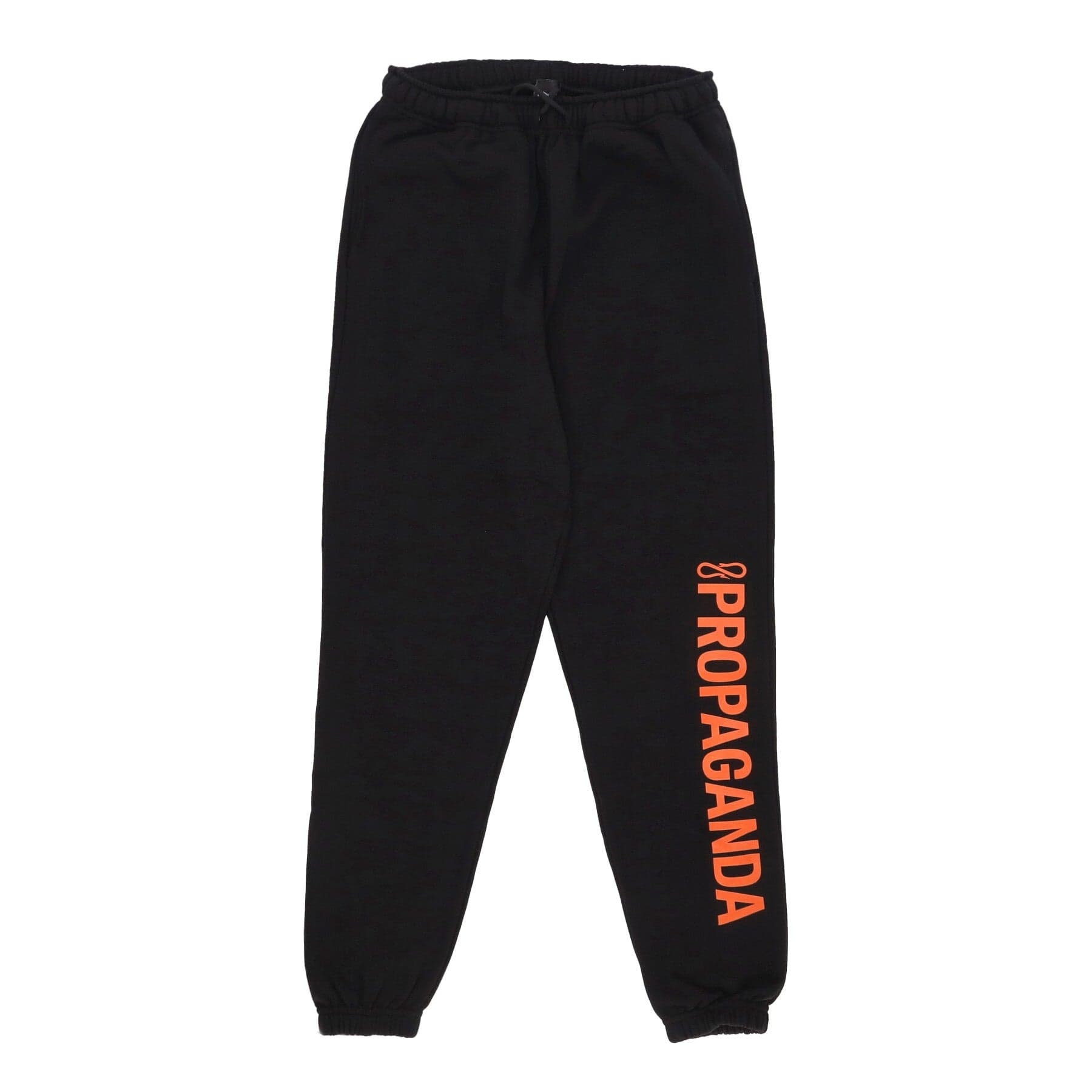 PROPAGANDA Pantalone Tuta Felpato Uomo Logo Vertical Sweatpant Black - 3
