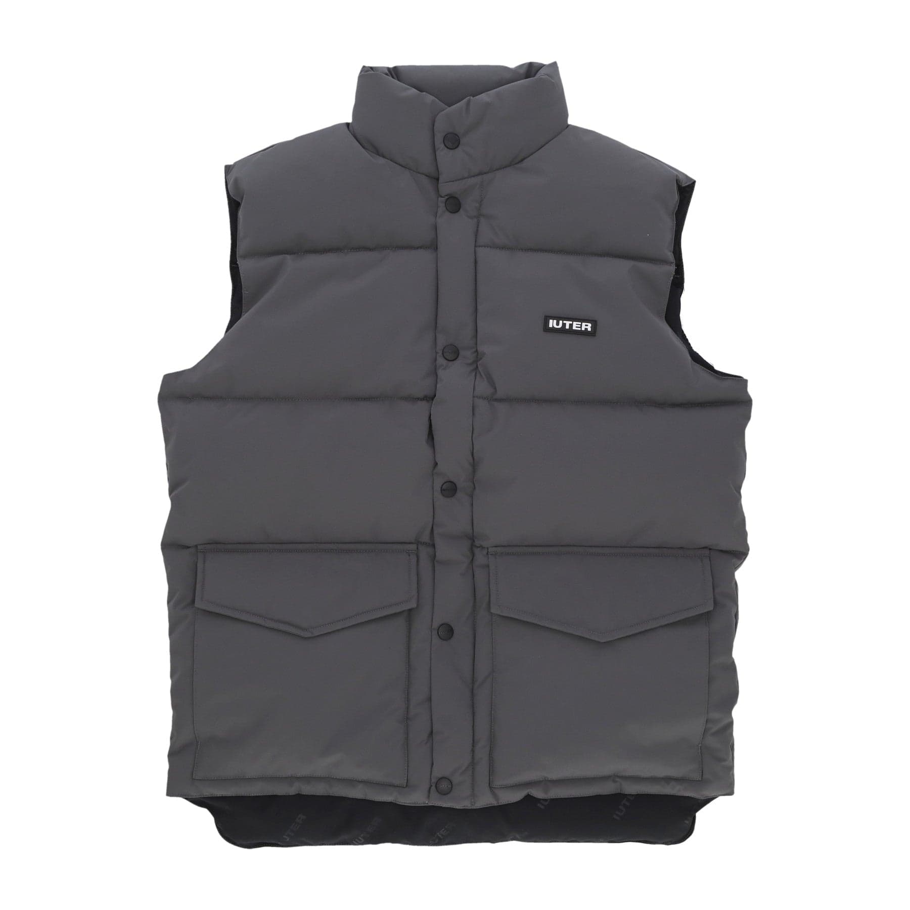 IUTER Piumino Smanicato Uomo Puff Vest Dark Grey - 3