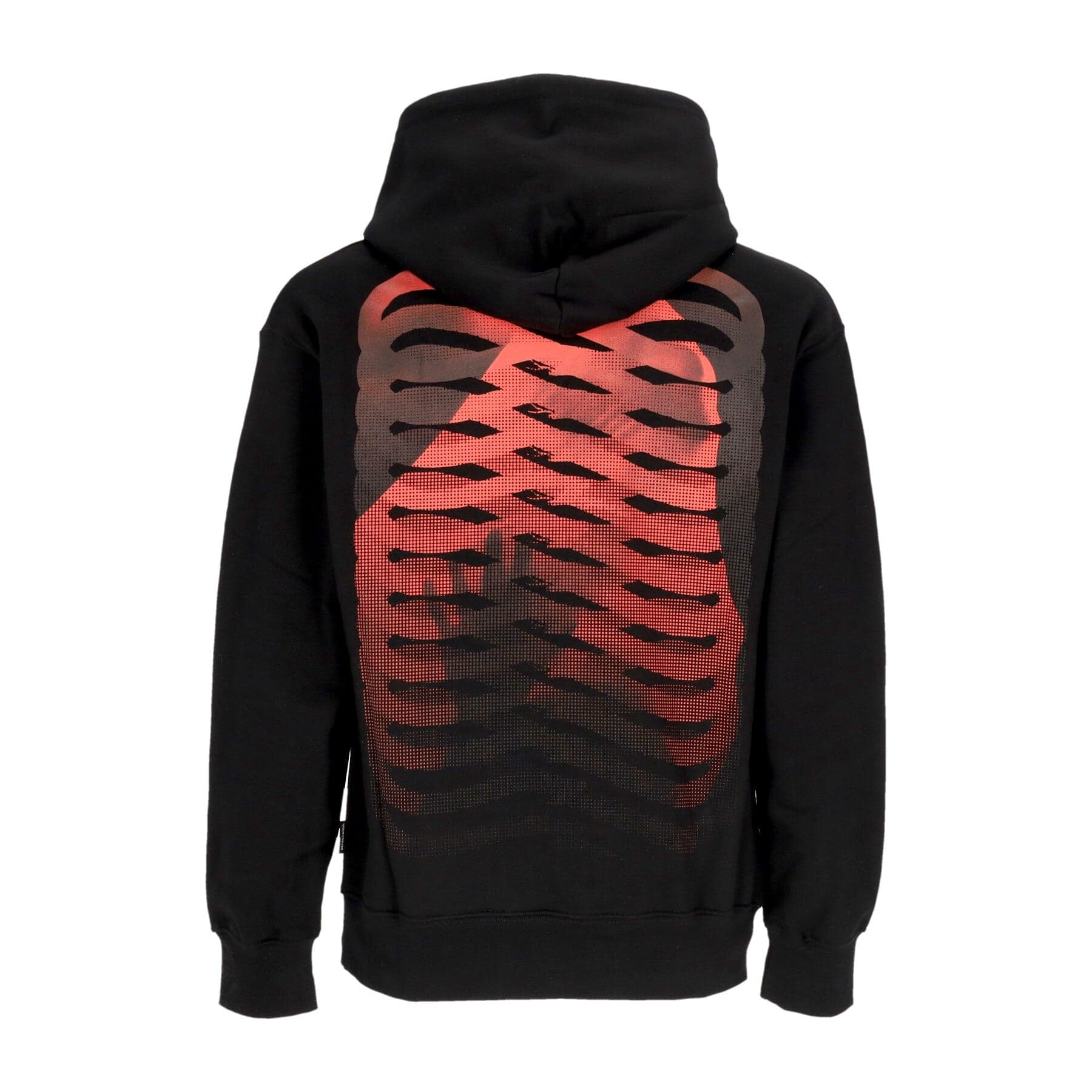 PROPAGANDA Felpa Cappuccio Uomo Ribs Suspiria Hoodie Black - 3